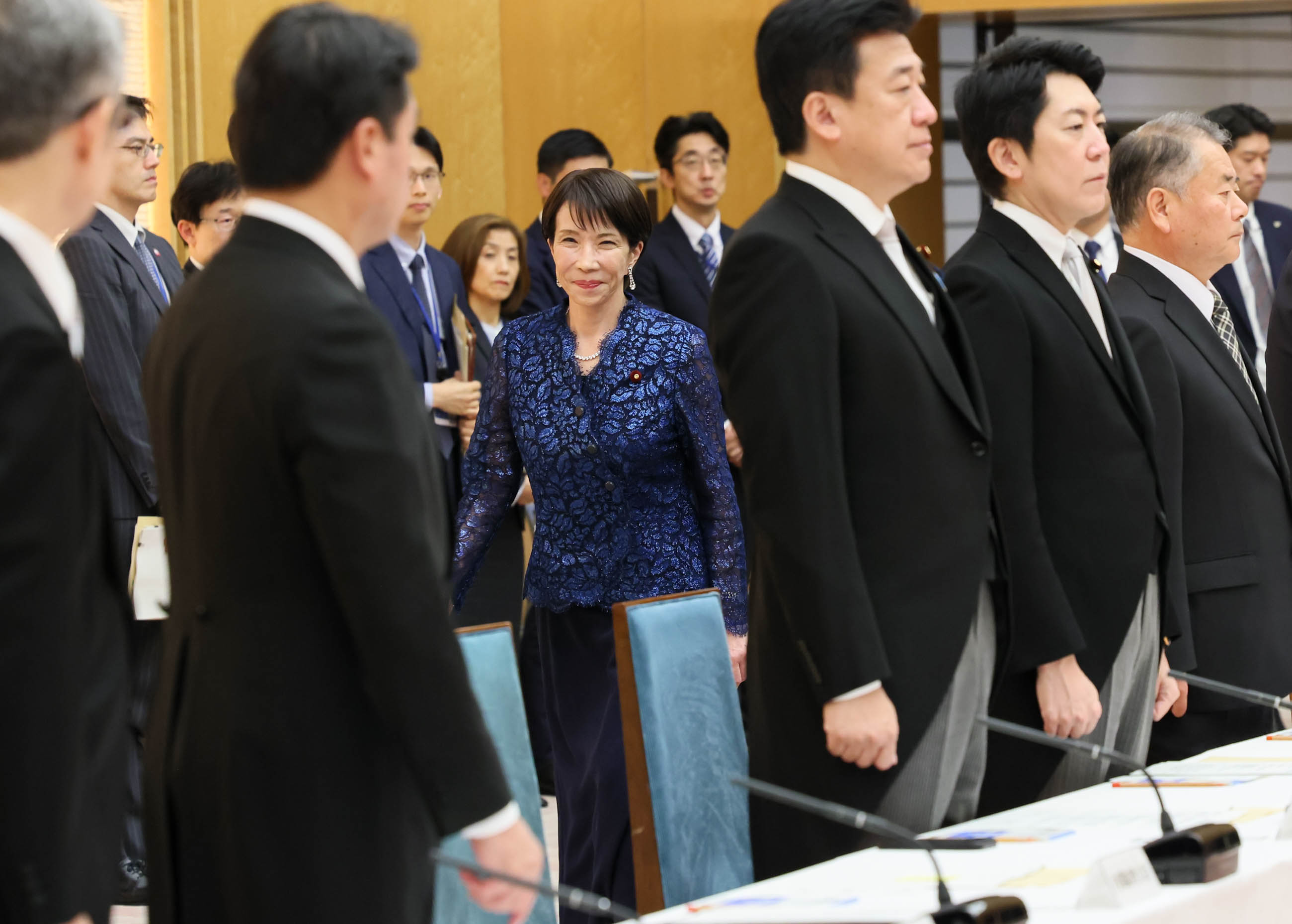 高市首相出席首次副大臣会议1