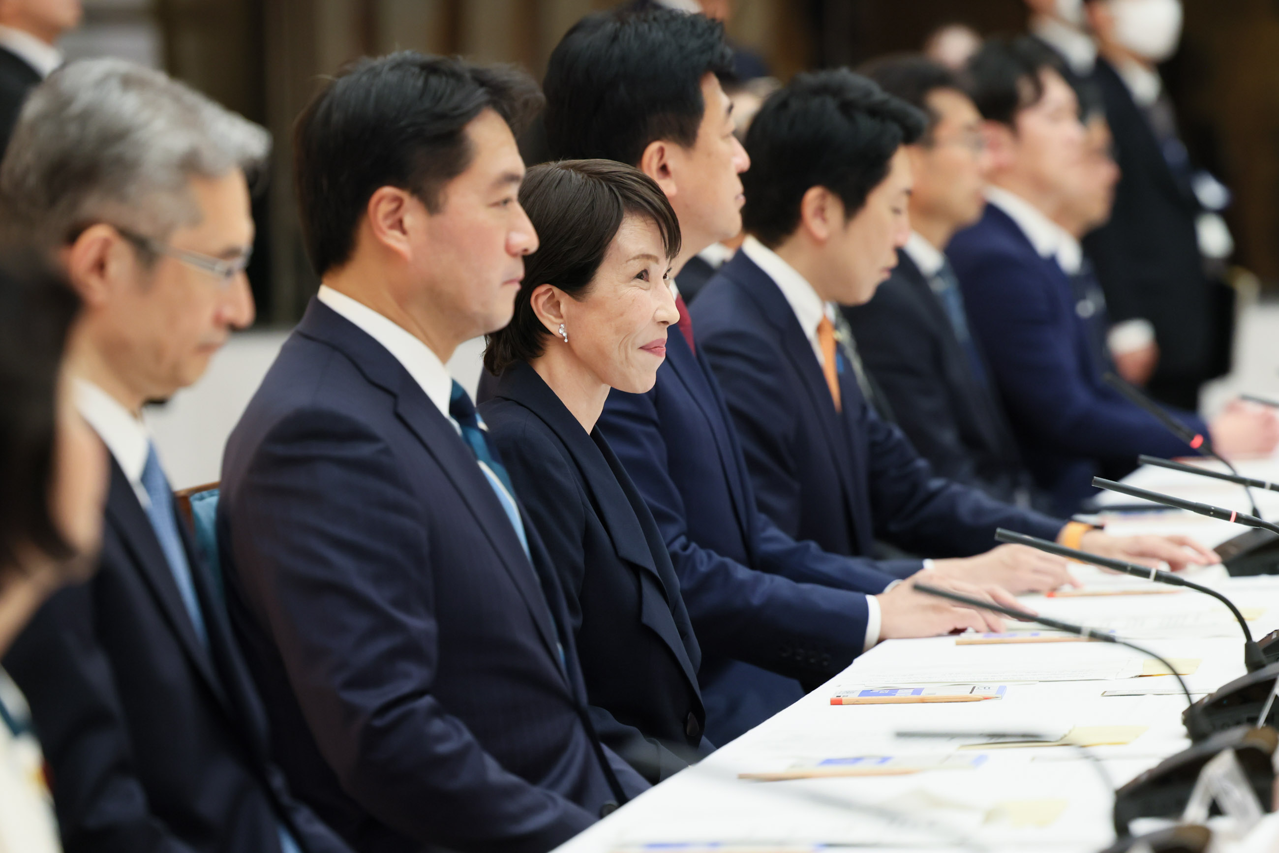 高市首相出席首次副大臣会议