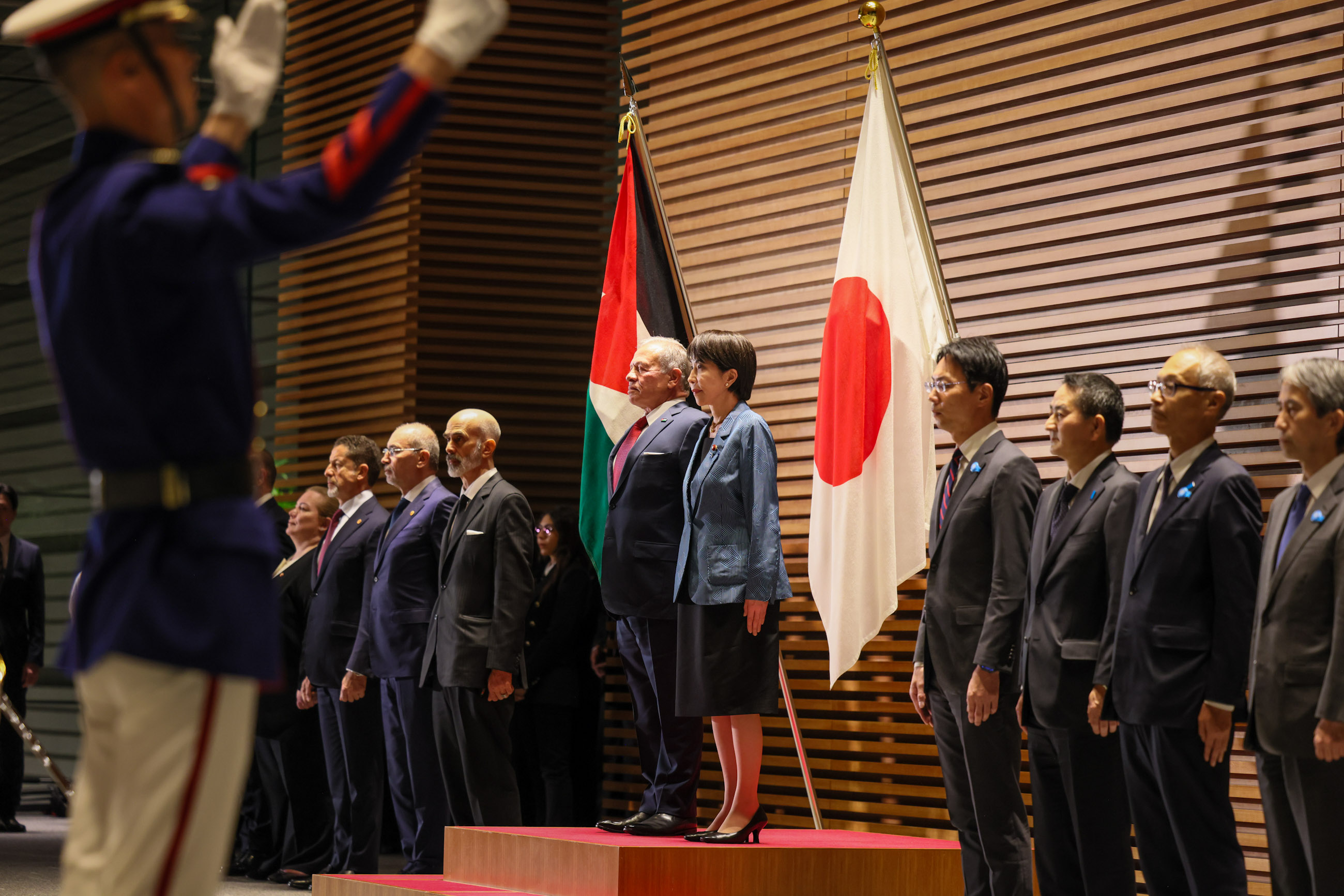 仪仗队的荣誉礼和迎宾仪式2