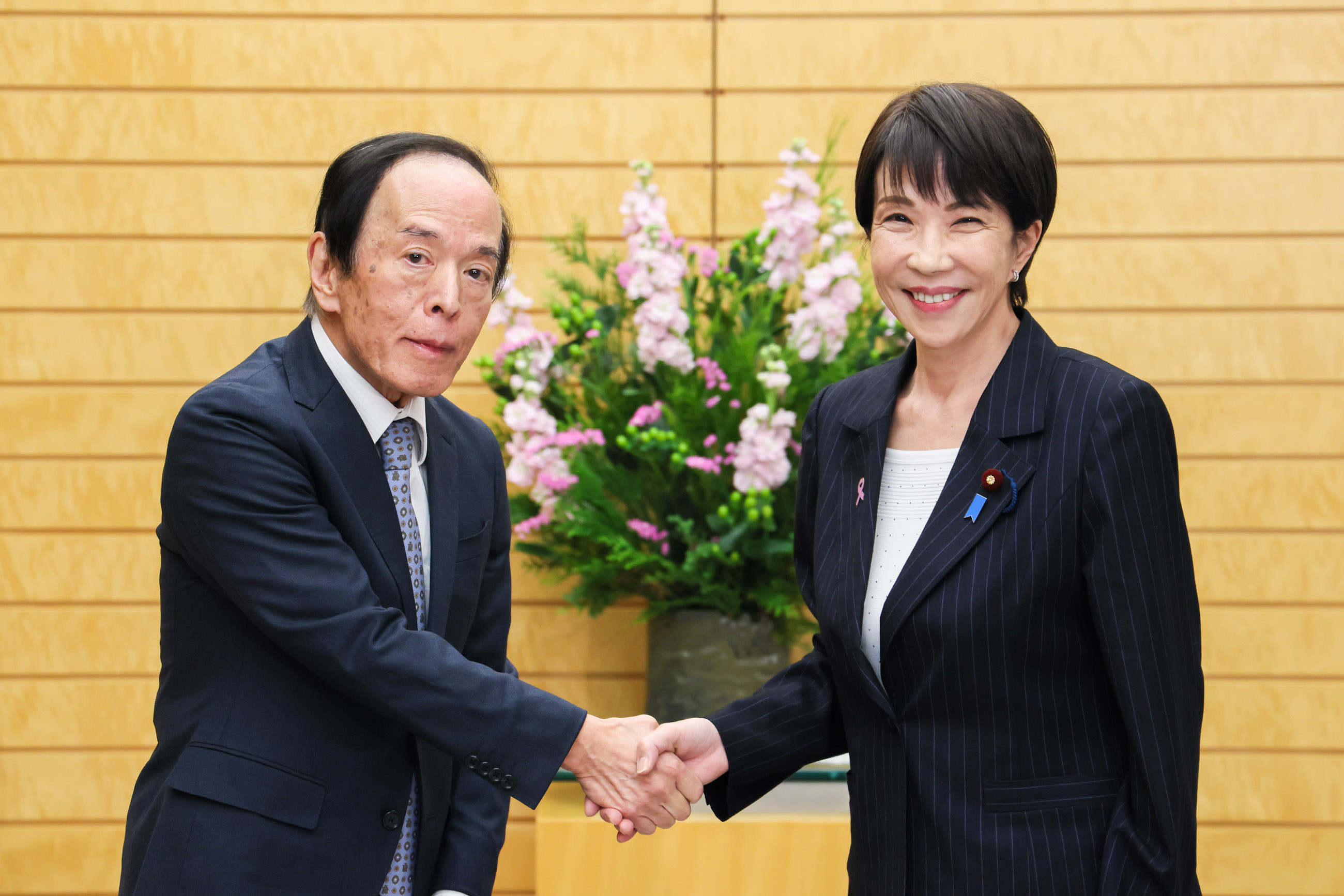 会见日本银行总裁