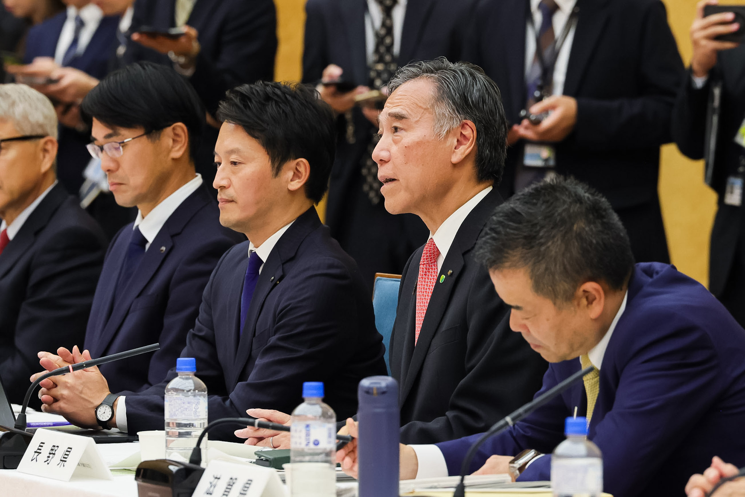 全国都道府县知事会议的现场