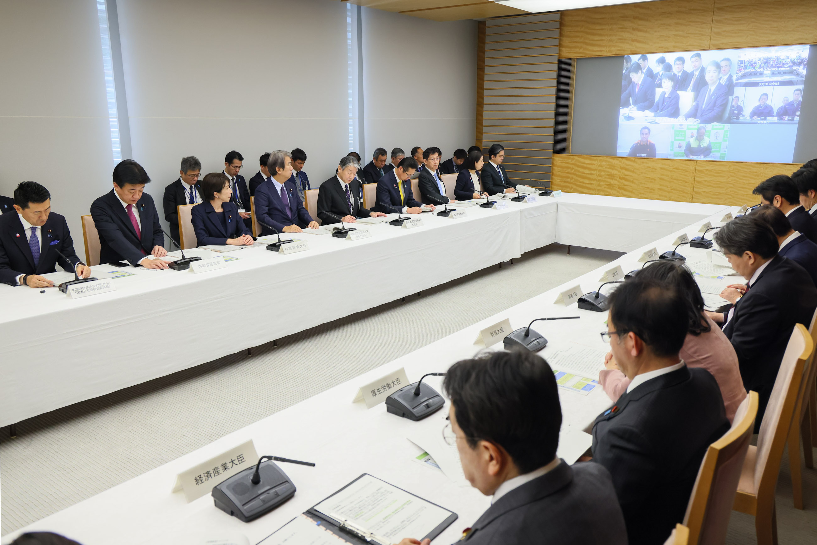 高市首相参加训练