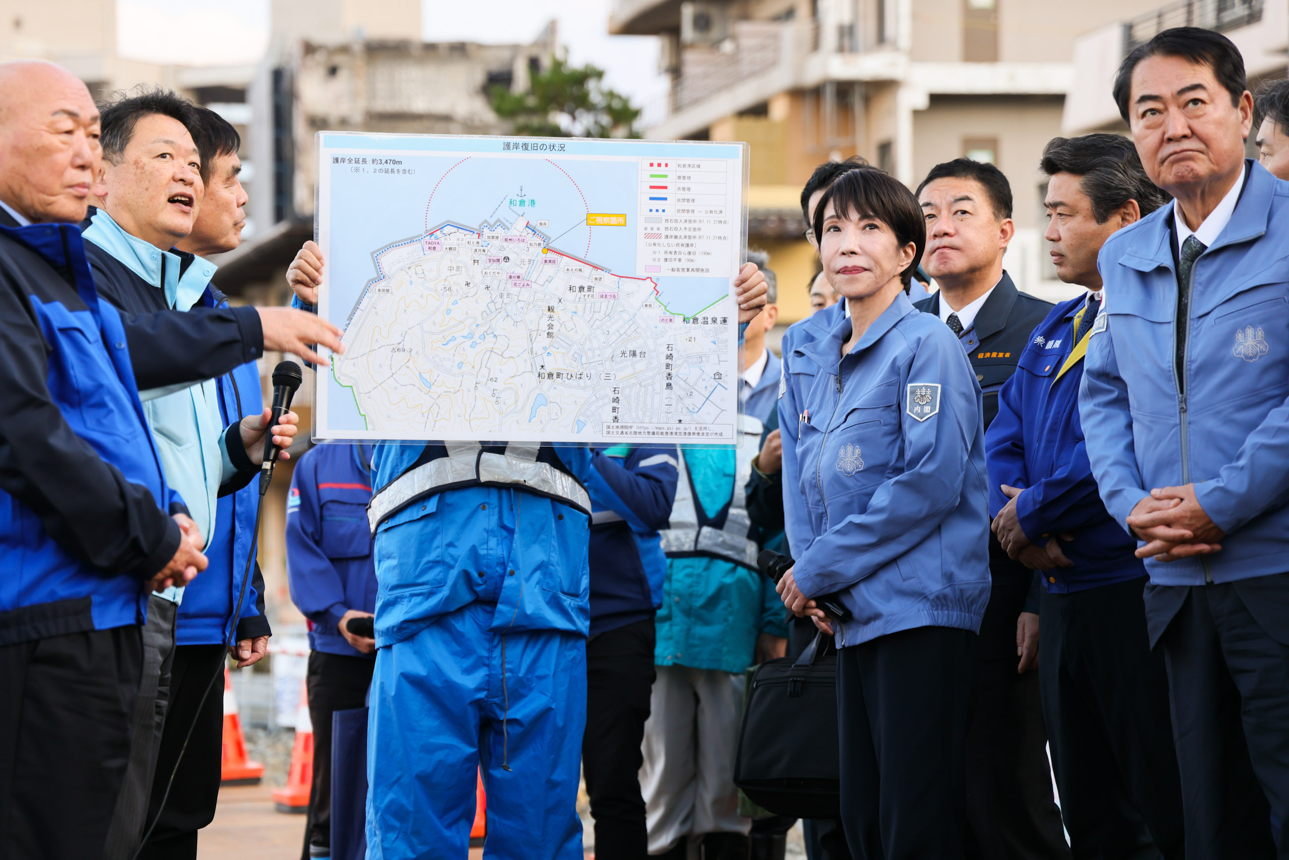 高市首相视察和仓温泉2