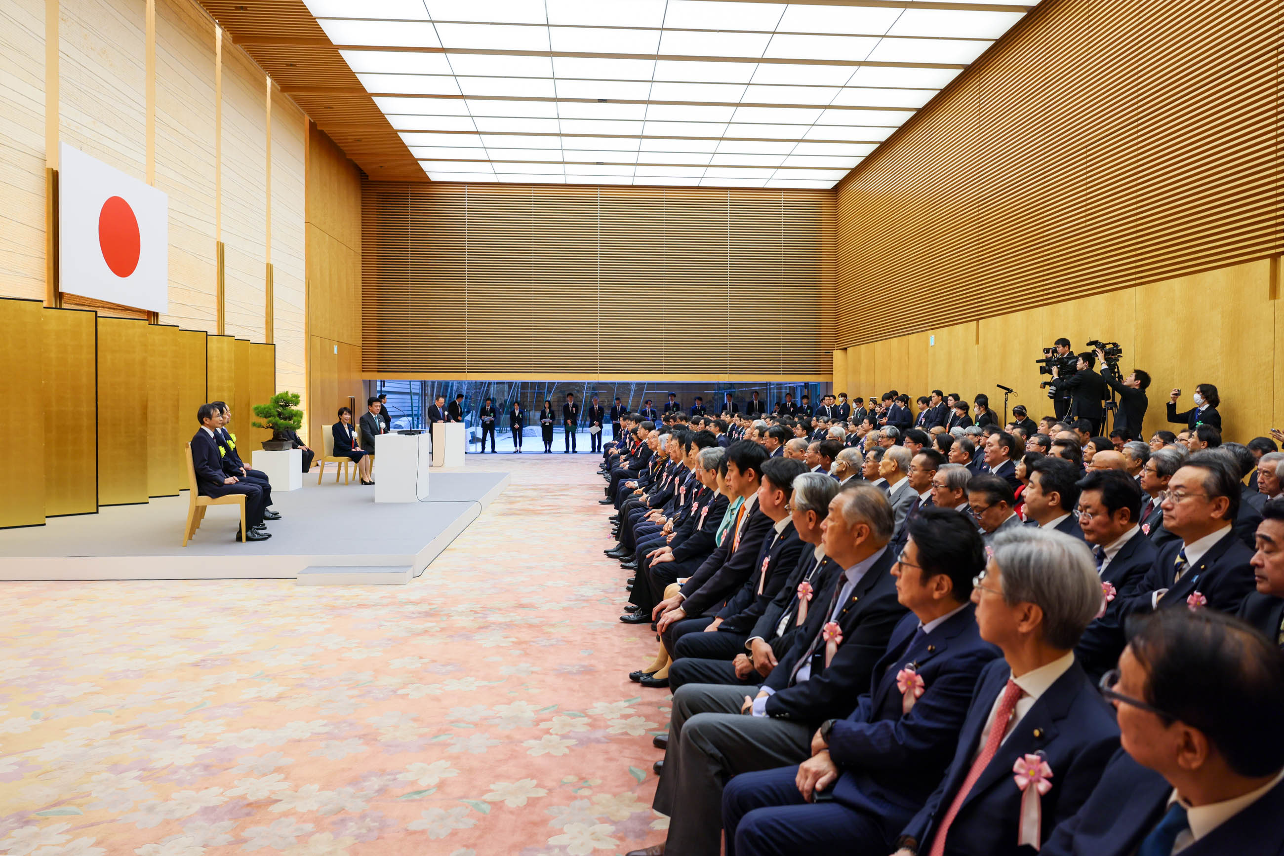 纪念仪式的现场