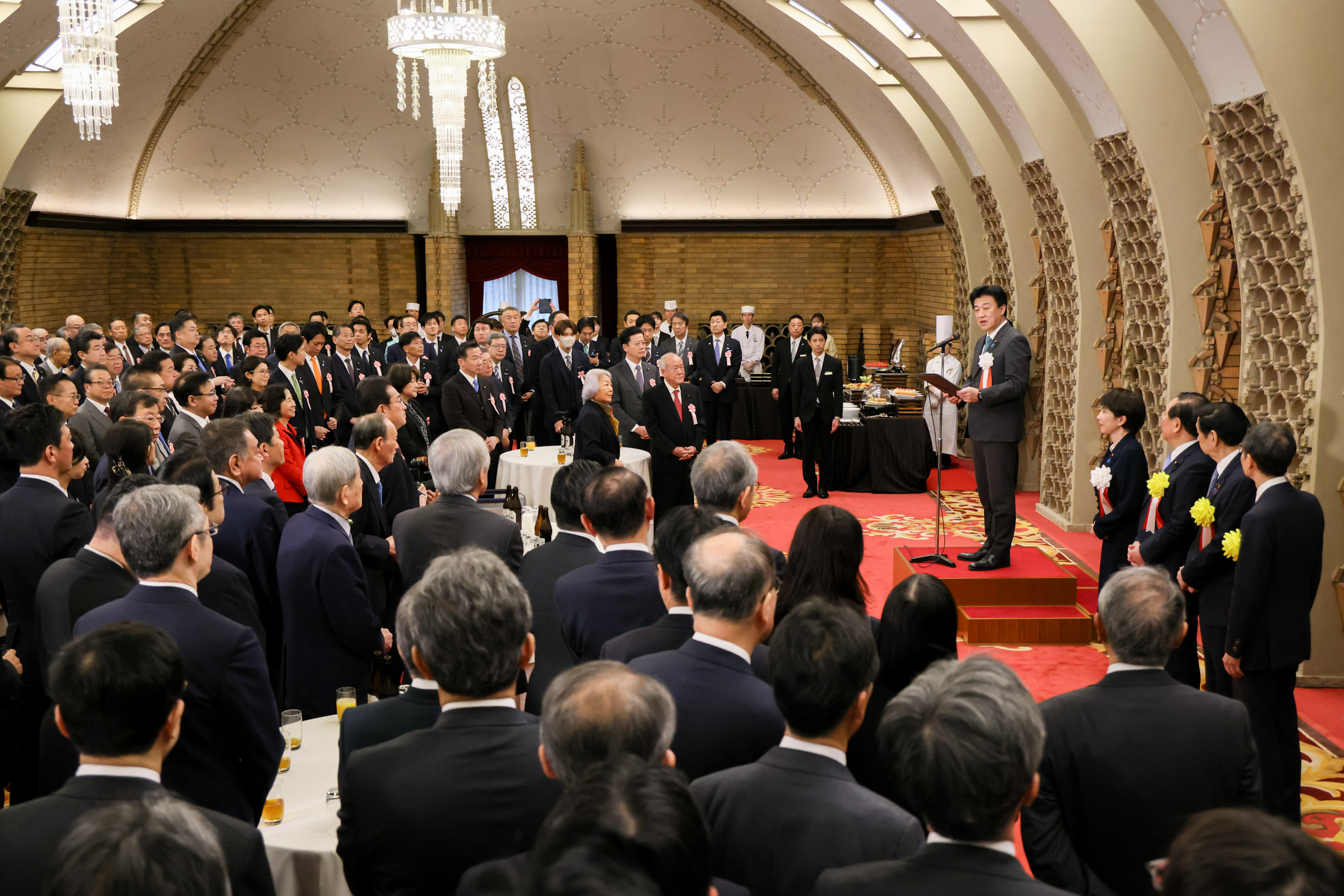 木原内阁官房长官在祝贺会致辞2
