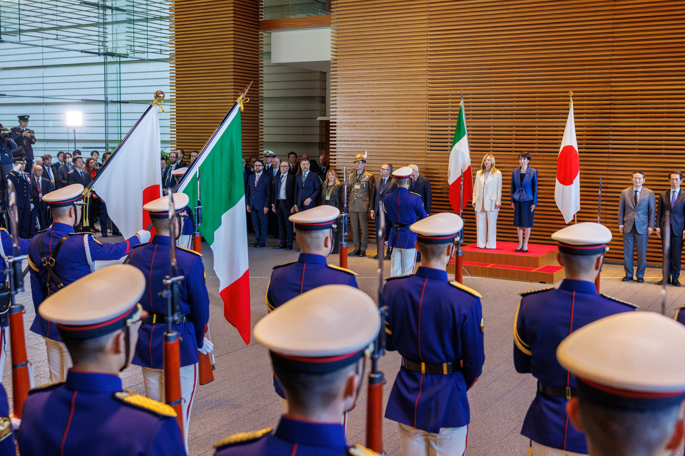 仪仗队的荣誉礼和迎宾仪式2