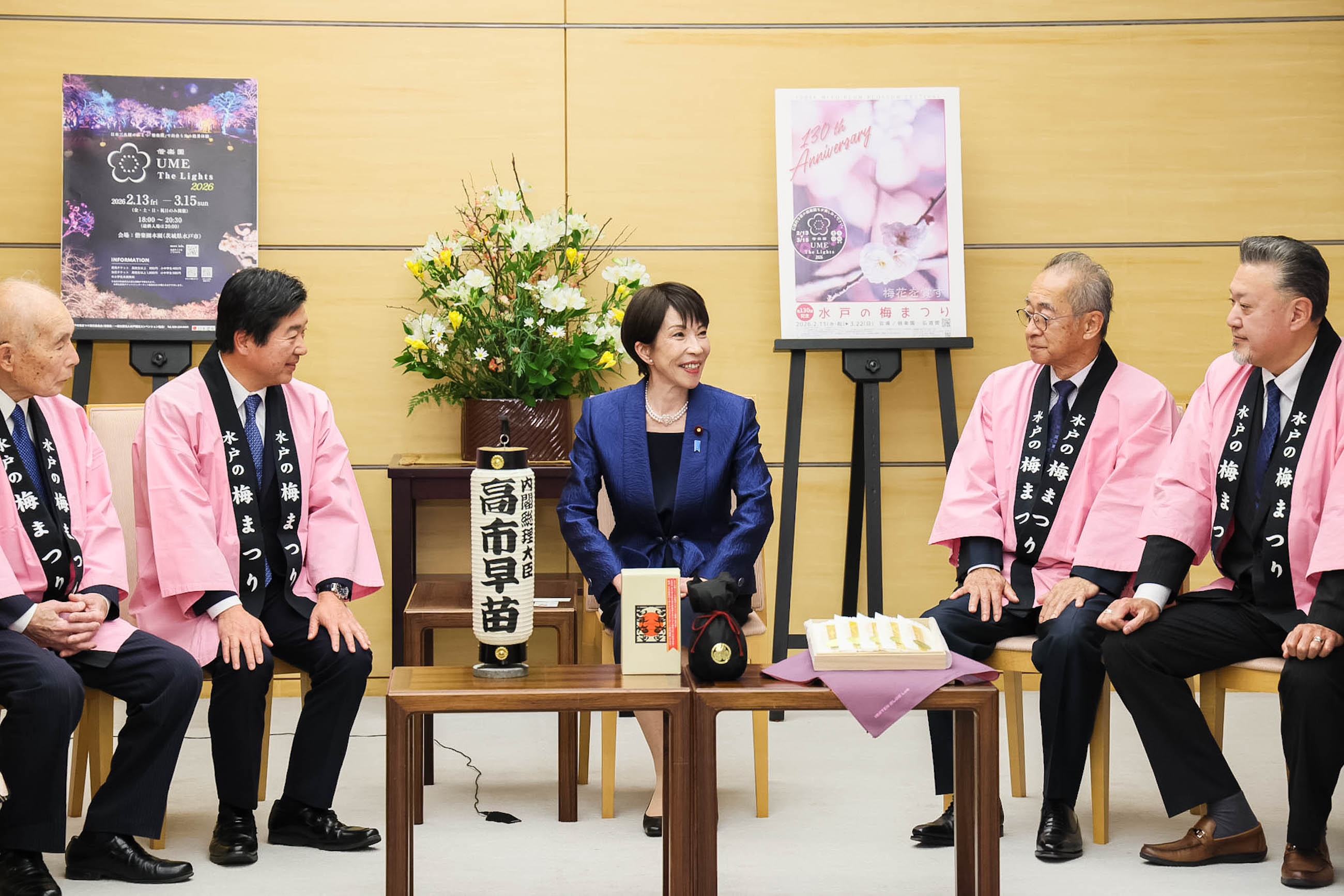 高市首相接受拜会4