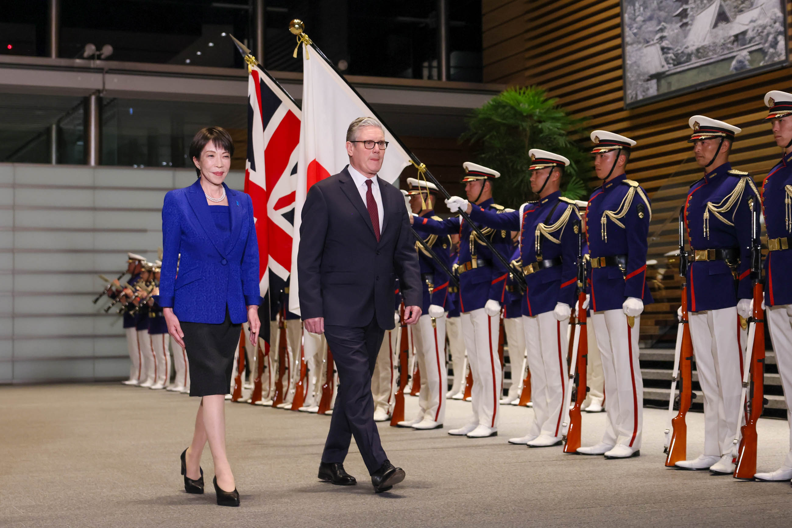 仪仗队的荣誉礼和迎宾仪式5