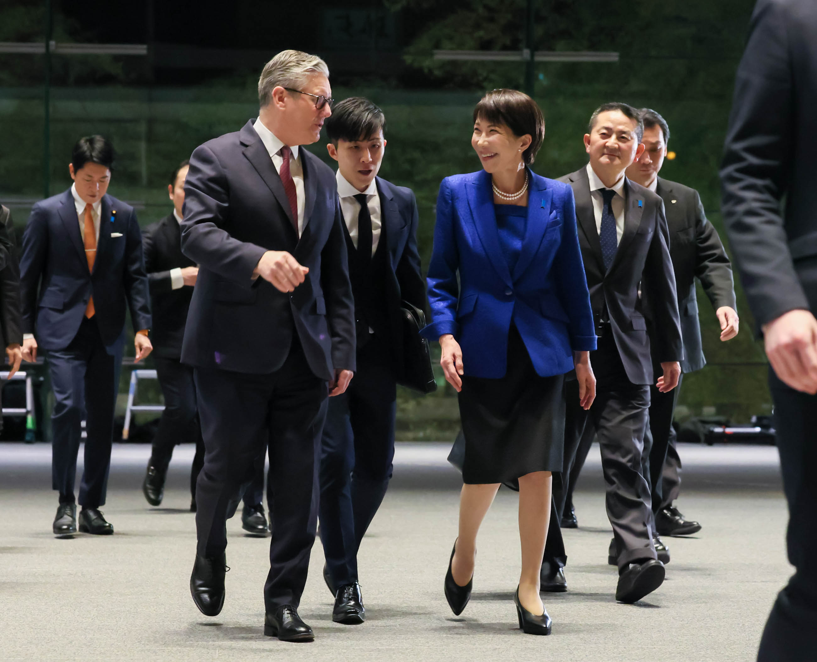 两位首脑出席工作晚餐2