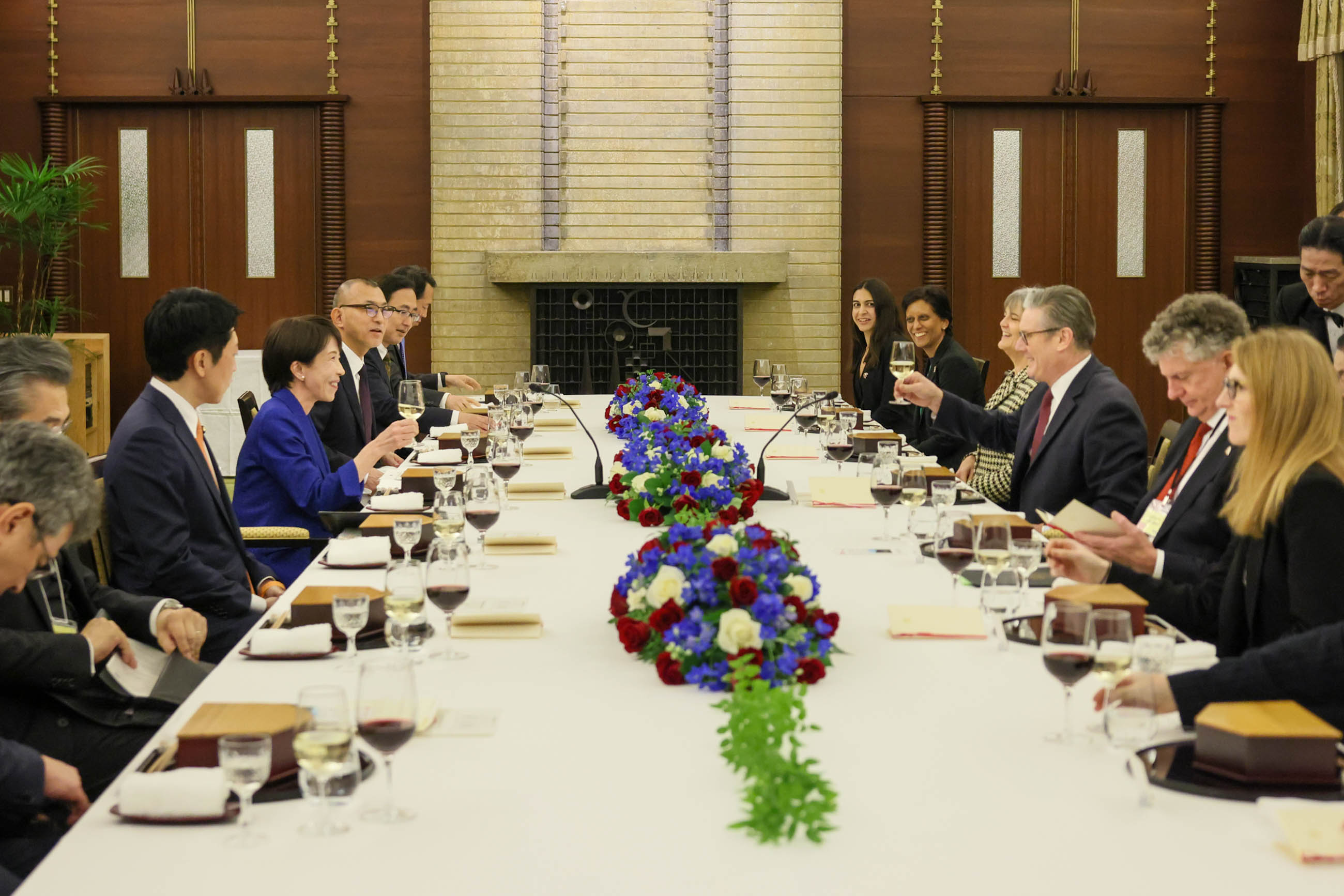 工作晚餐的现场