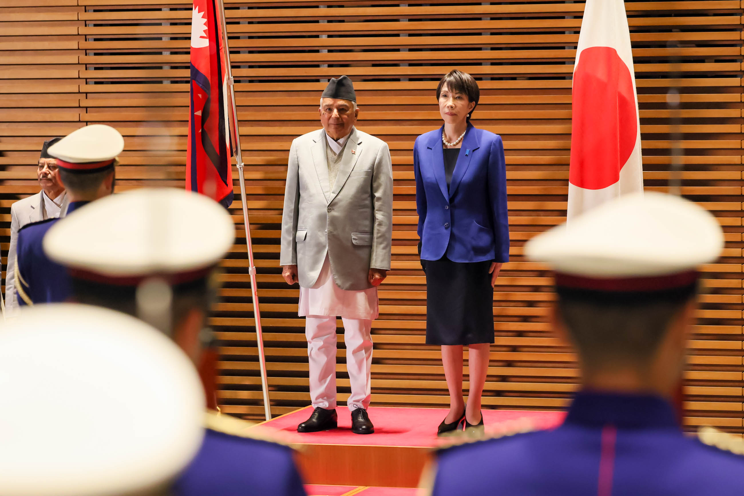 仪仗队的荣誉礼和迎宾仪式2