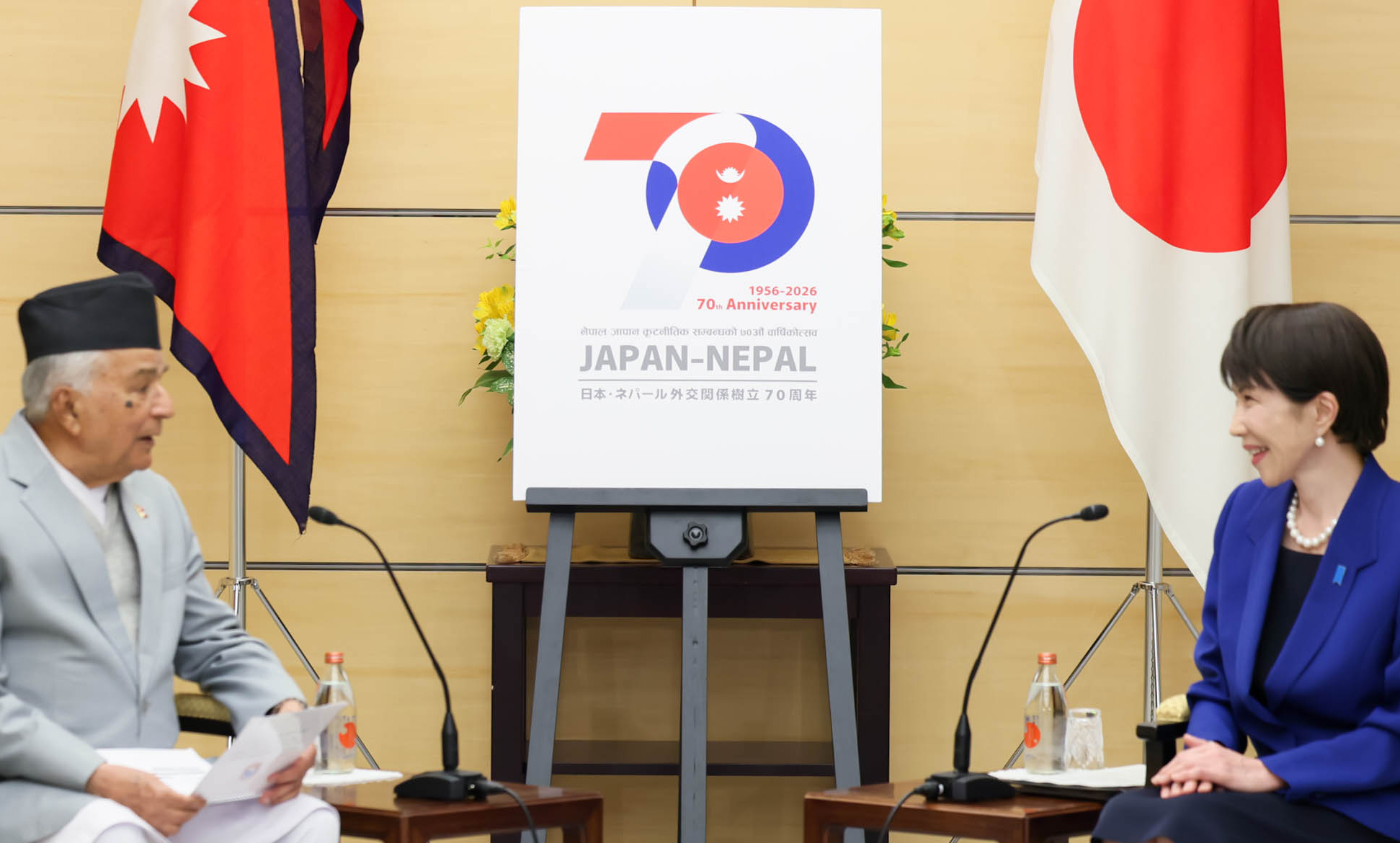 与保德尔总统举行会谈4