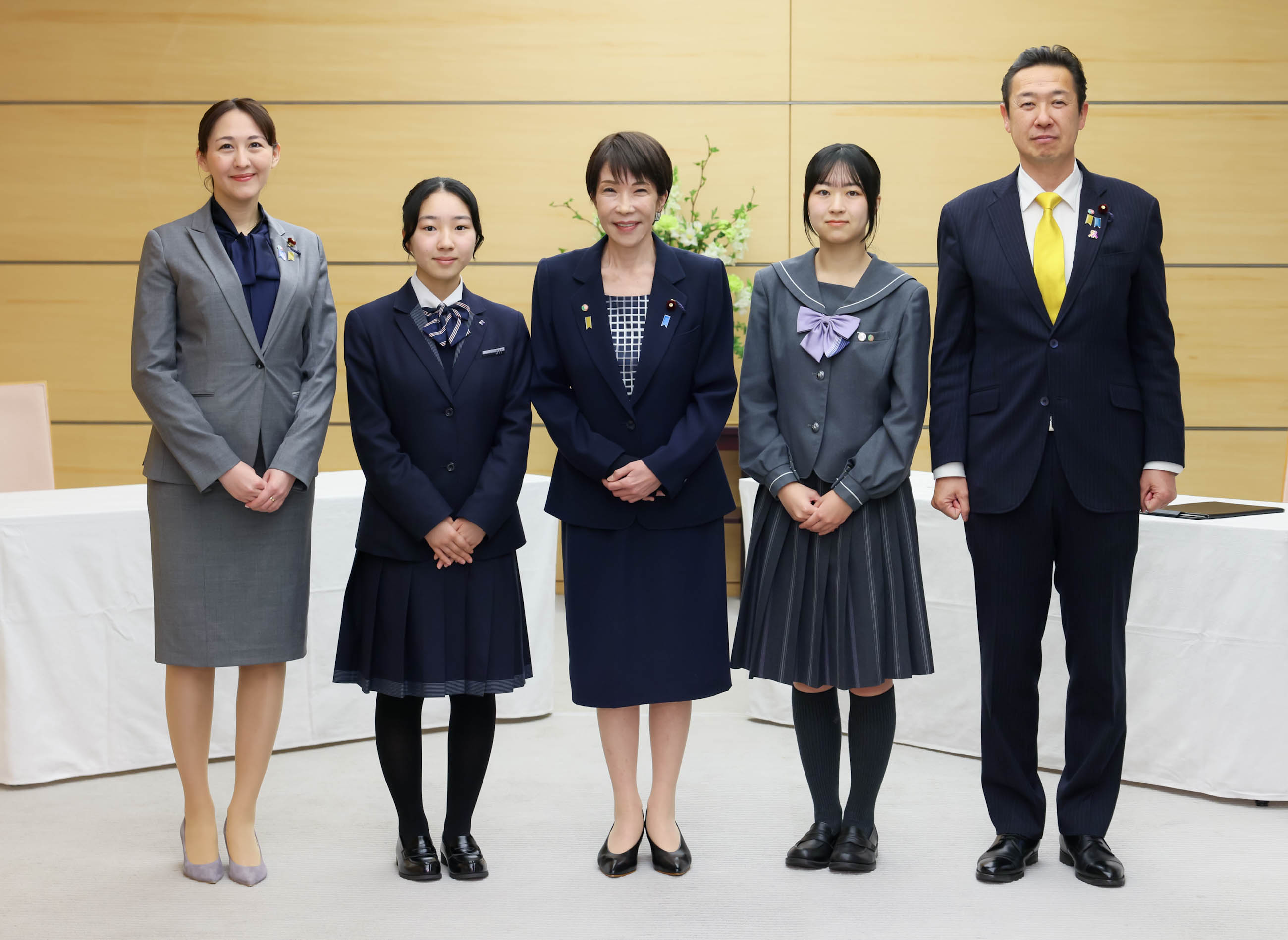 高市首相接受拜会1