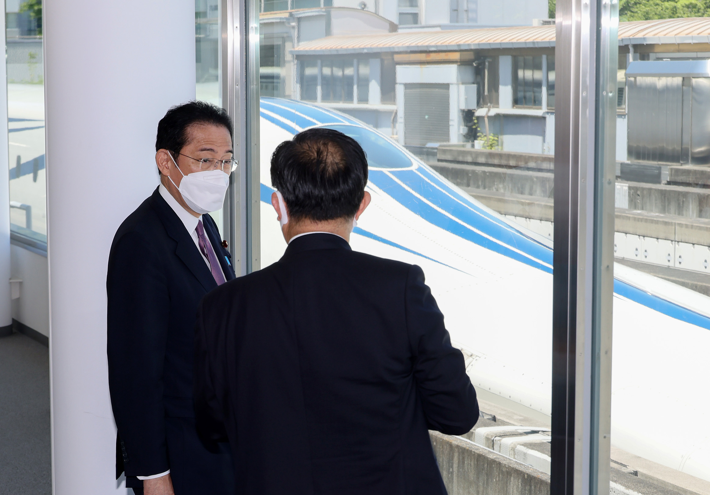 访问山梨县(山梨磁浮实验线、米仓山电力贮藏技术研究站)