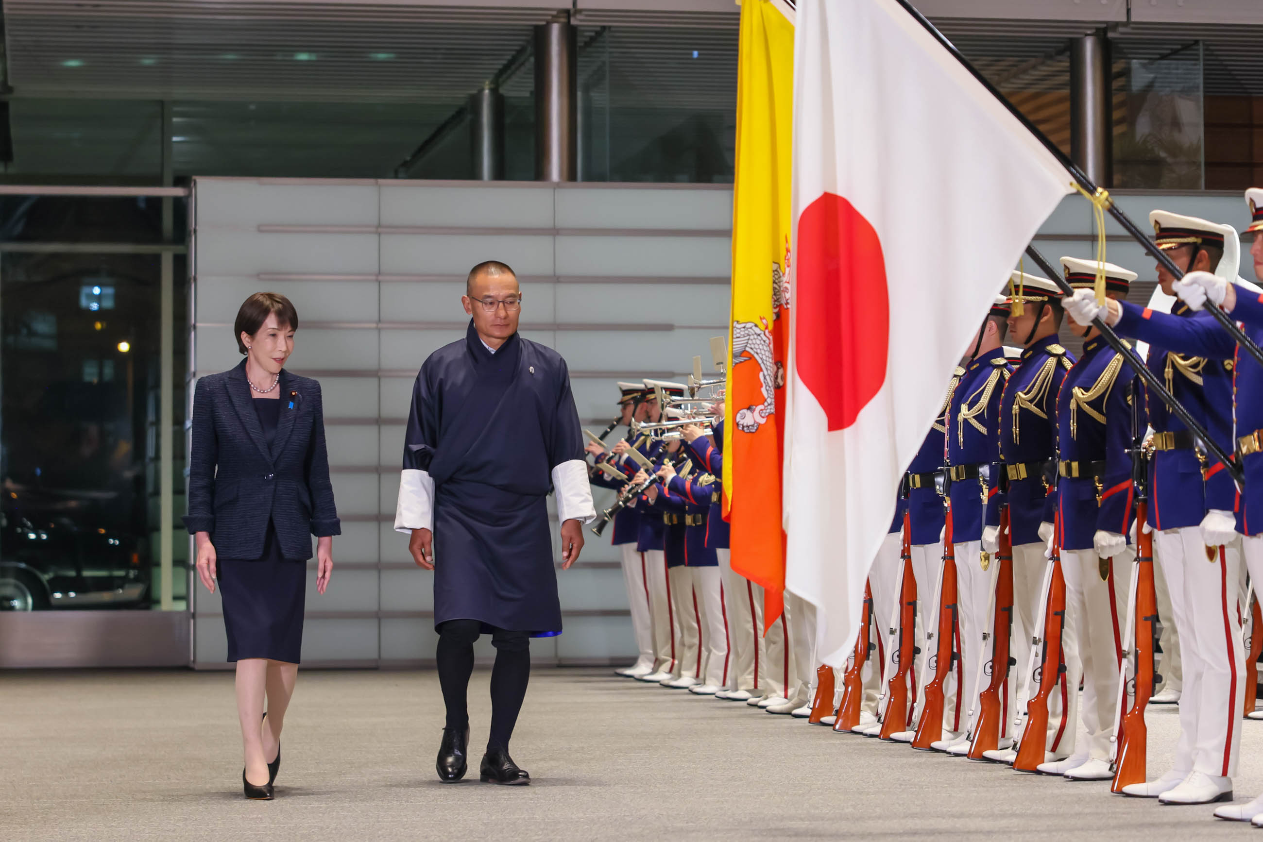 仪仗队的荣誉礼和迎宾仪式1