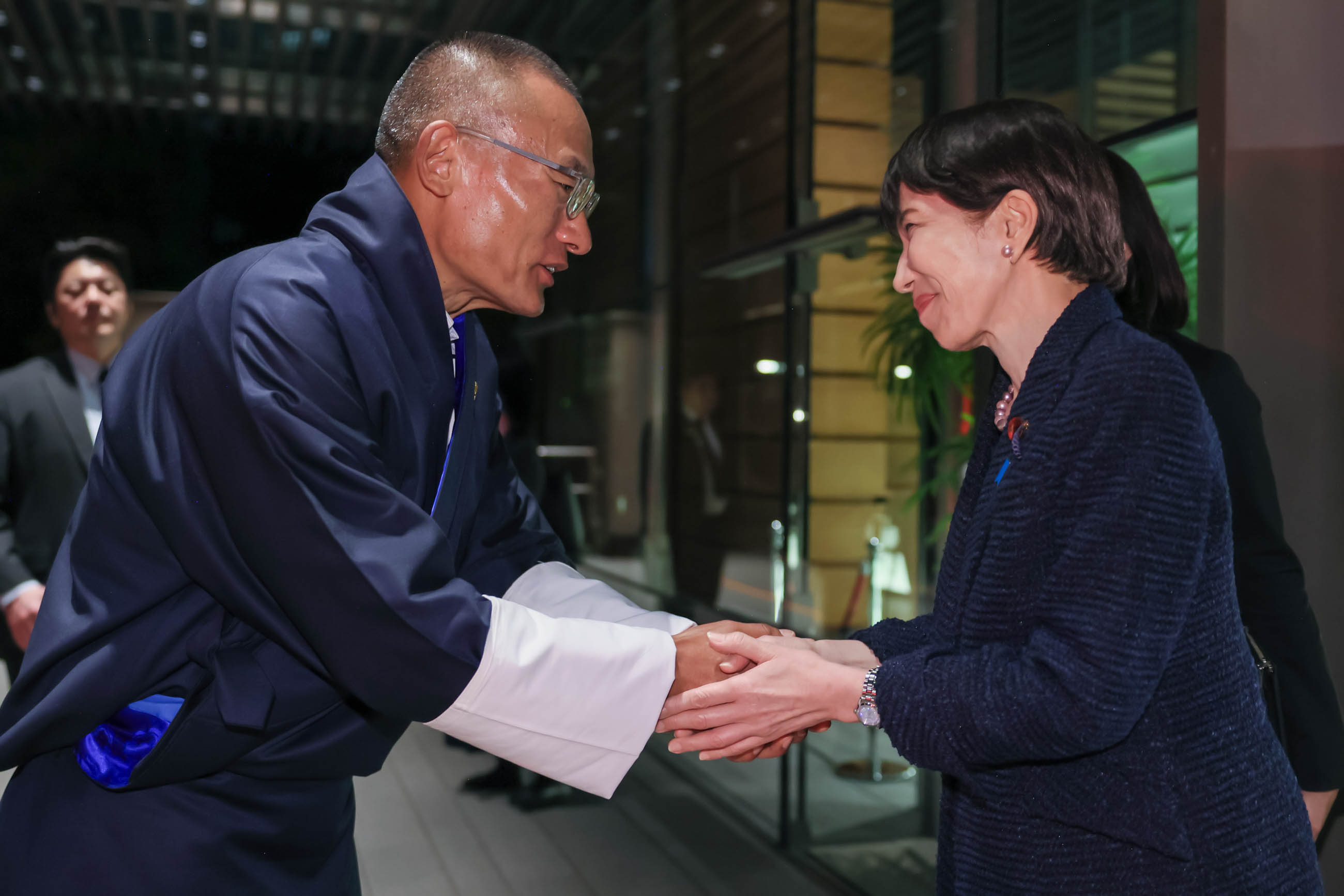 高市首相为托杰首相送行2