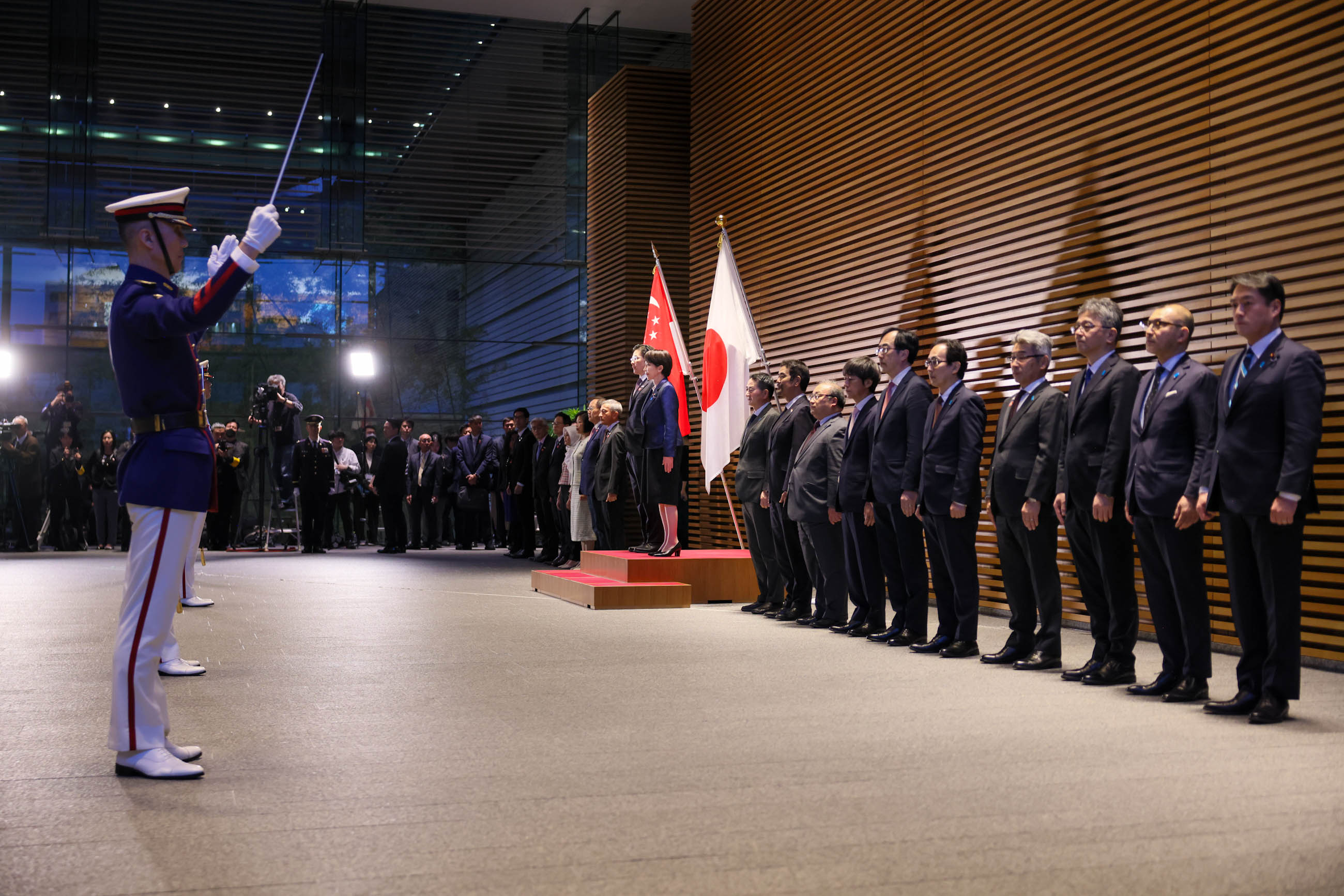 仪仗队的荣誉礼和迎宾仪式1