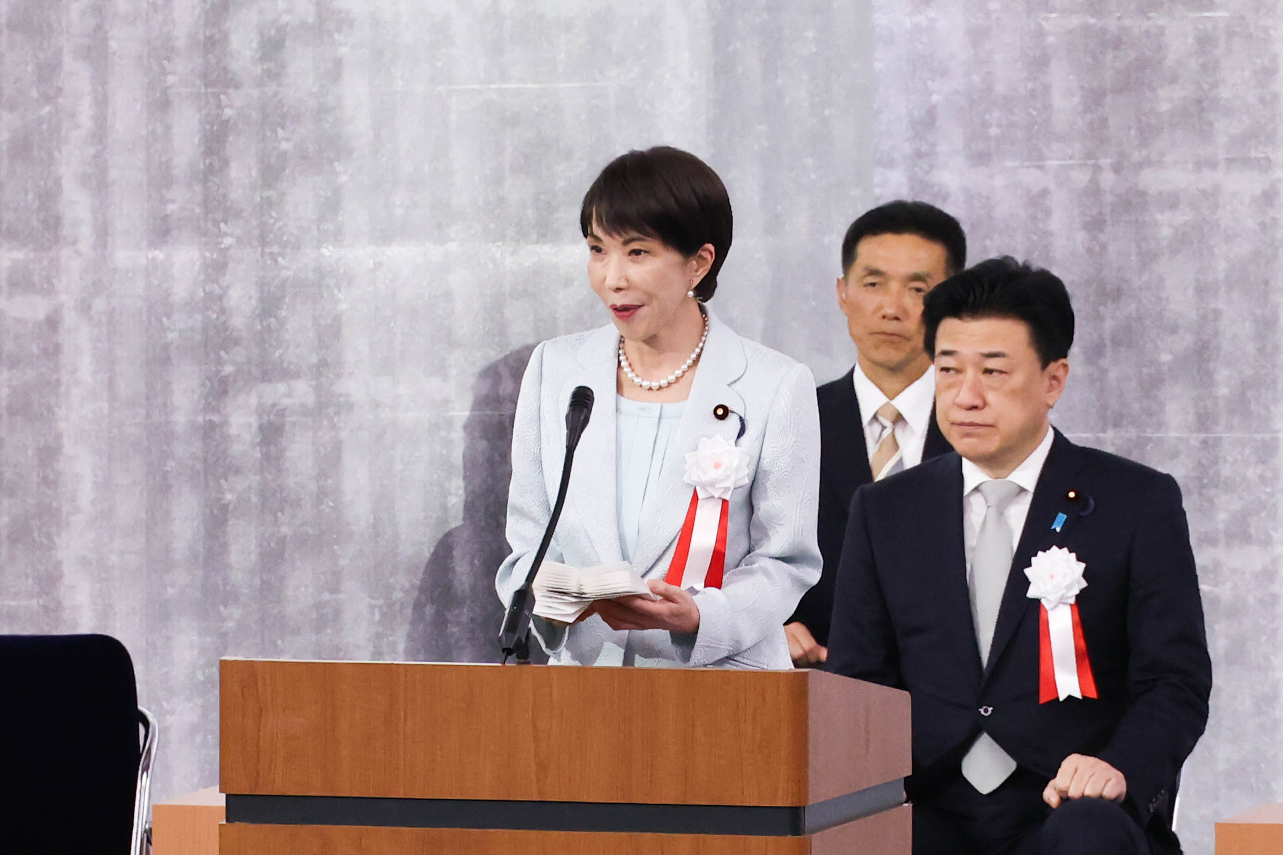 高市首相发表致辞5