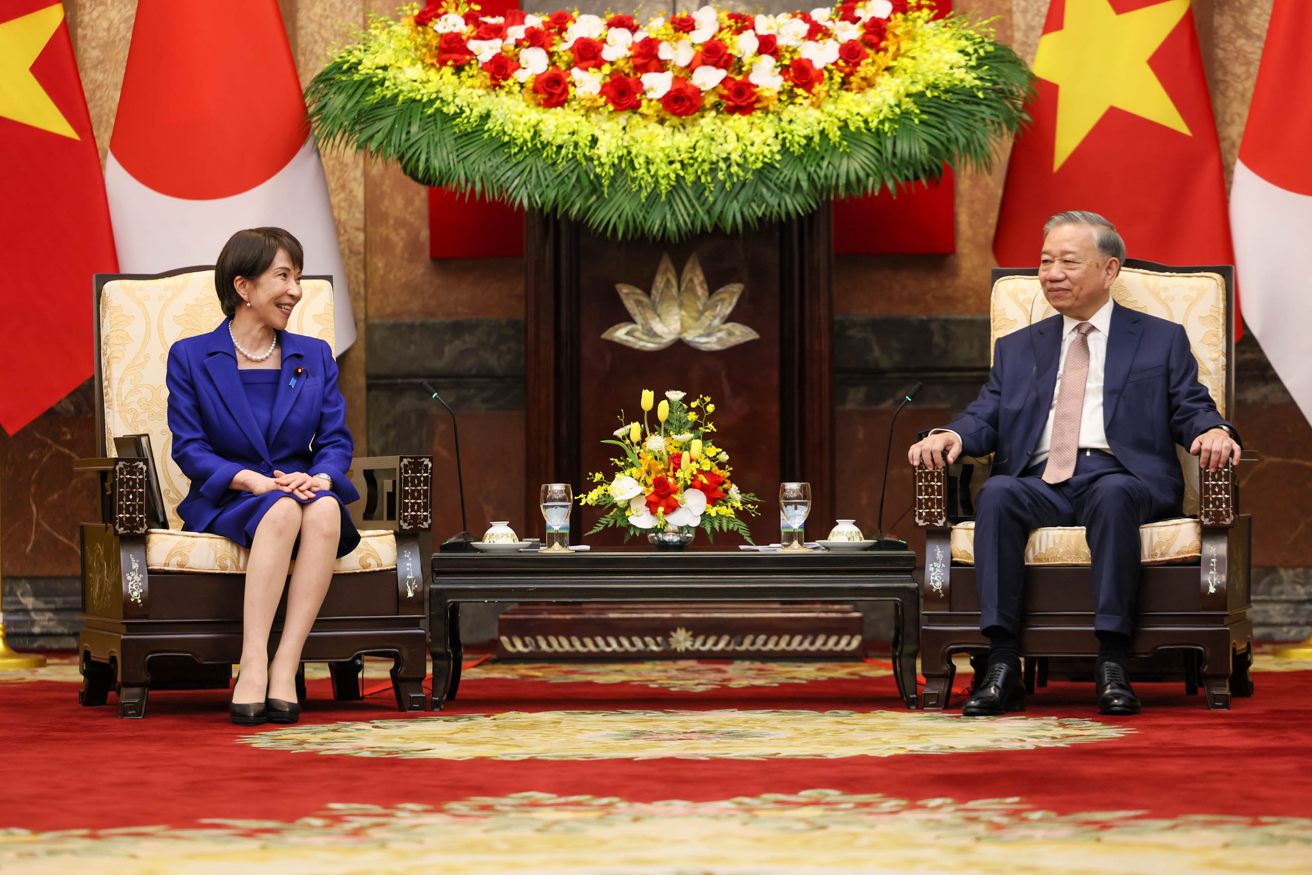与苏林总书记兼国家主席举行会谈1