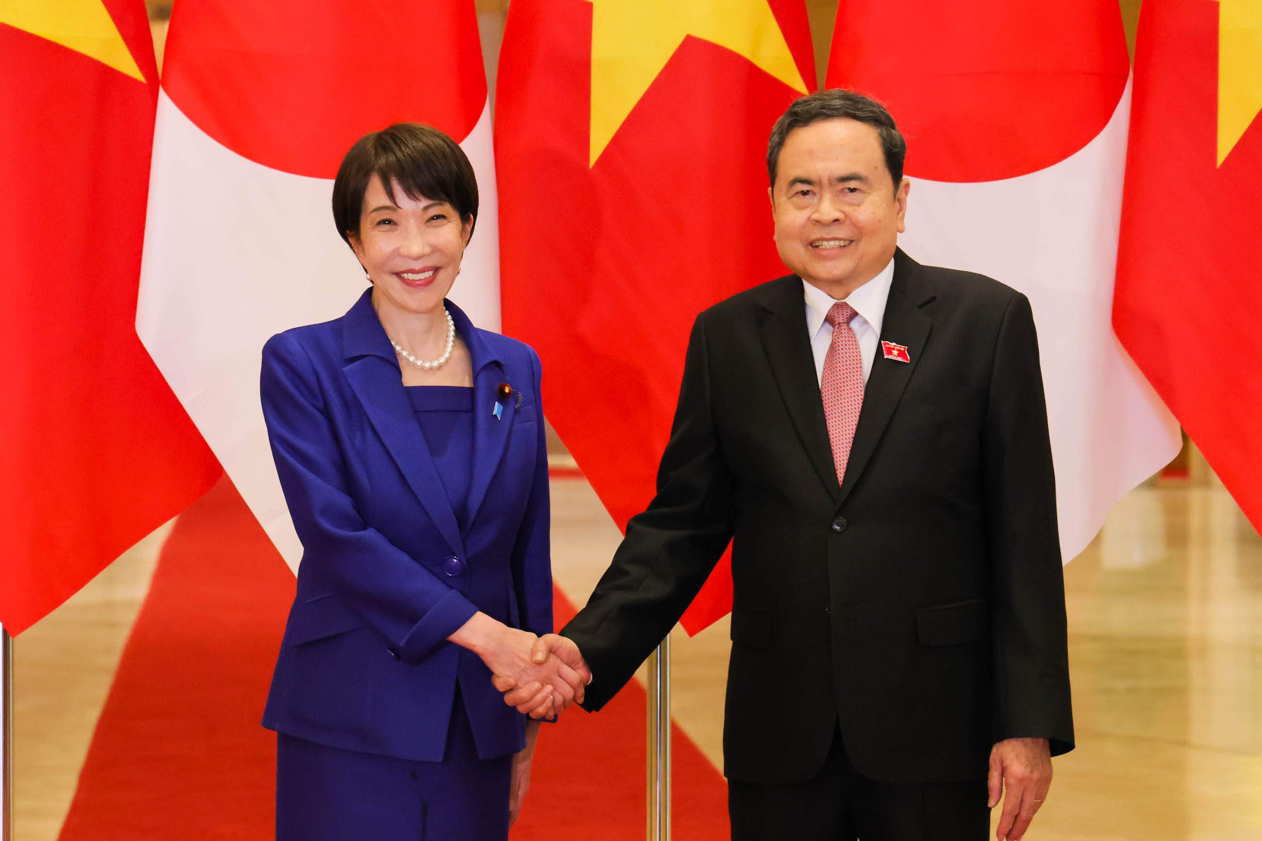 与国会主席陈青敏举行会谈1