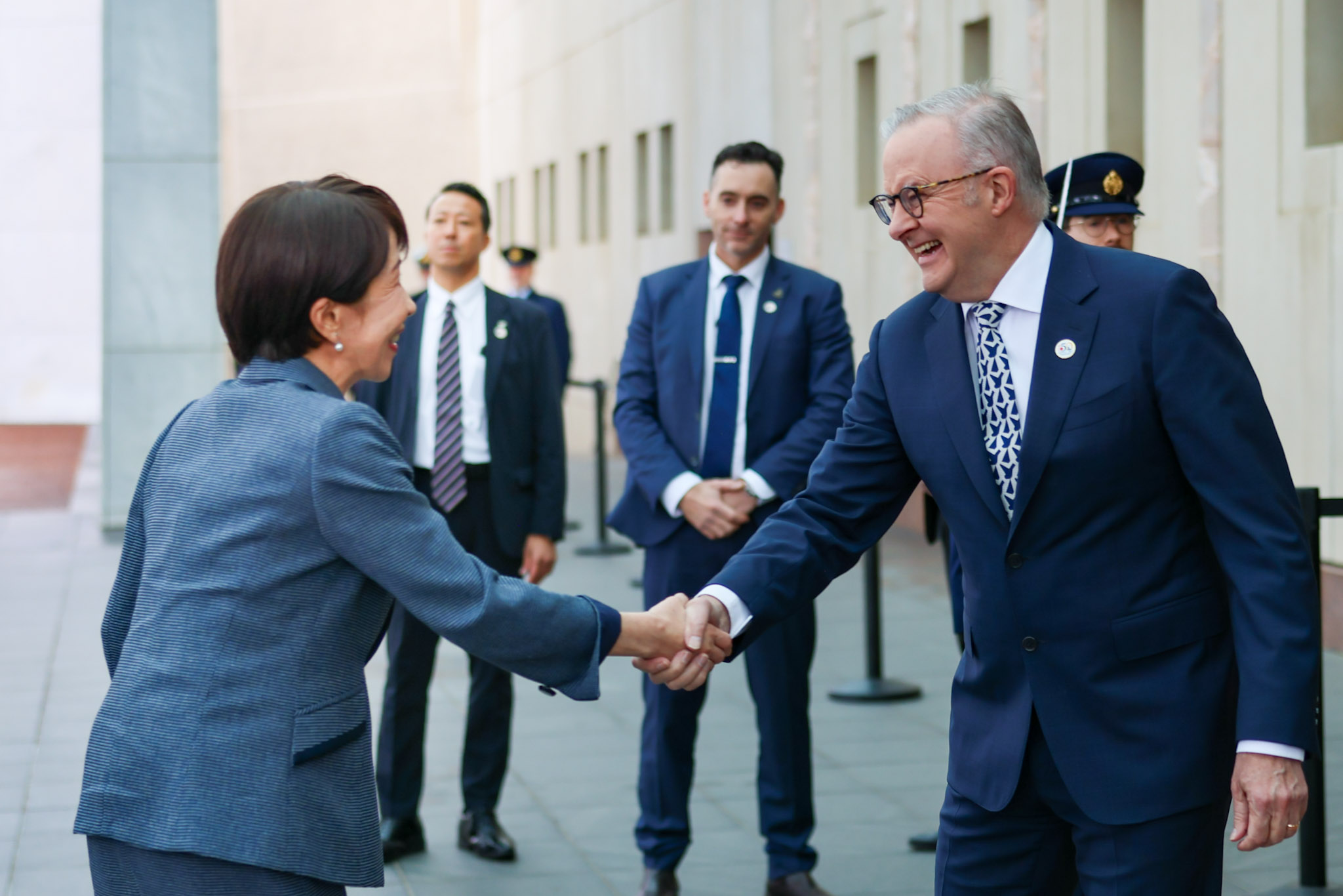 高市首相出席欢迎仪式2