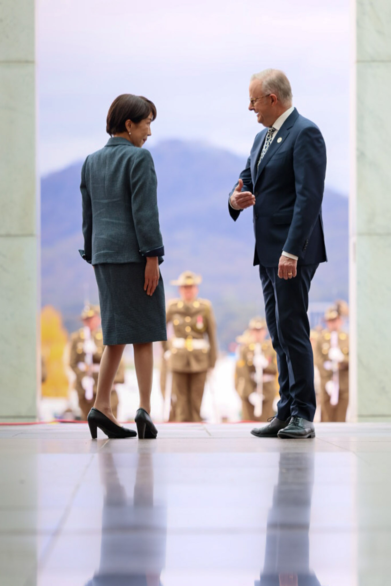 高市首相出席欢迎仪式5