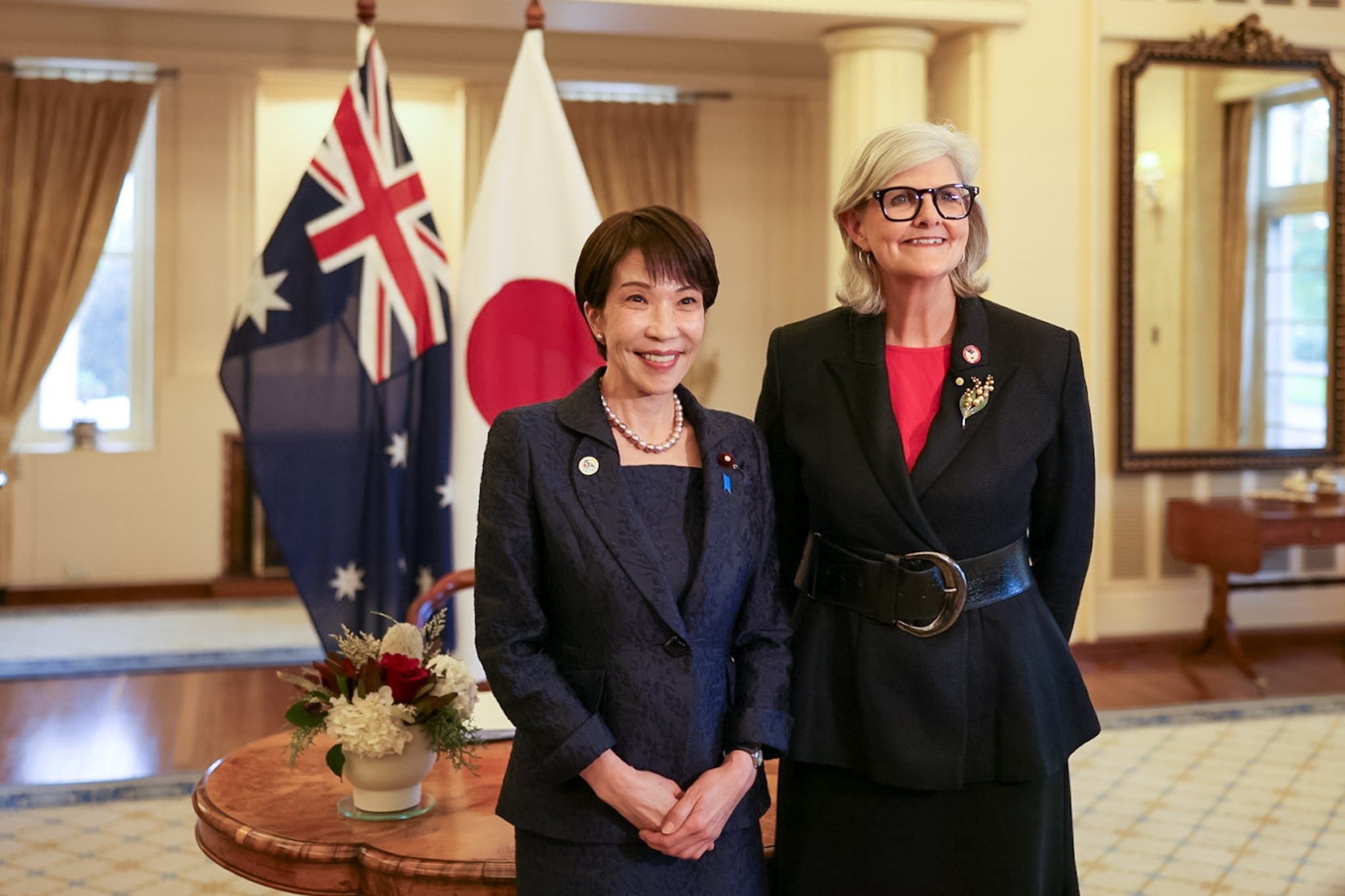 会见联邦总督萨曼莎·莫斯廷的高市首相3