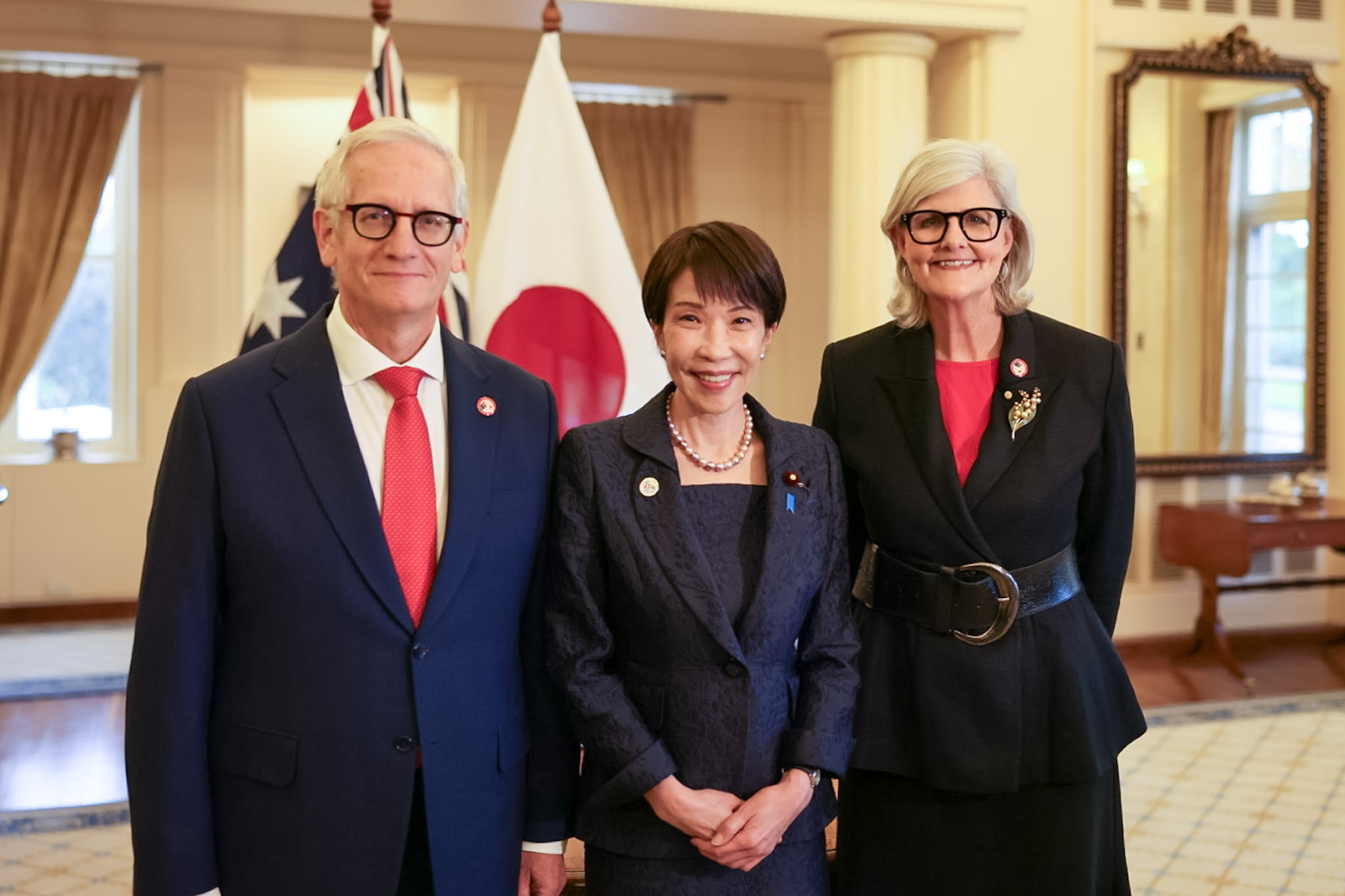 会见联邦总督萨曼莎·莫斯廷的高市首相4