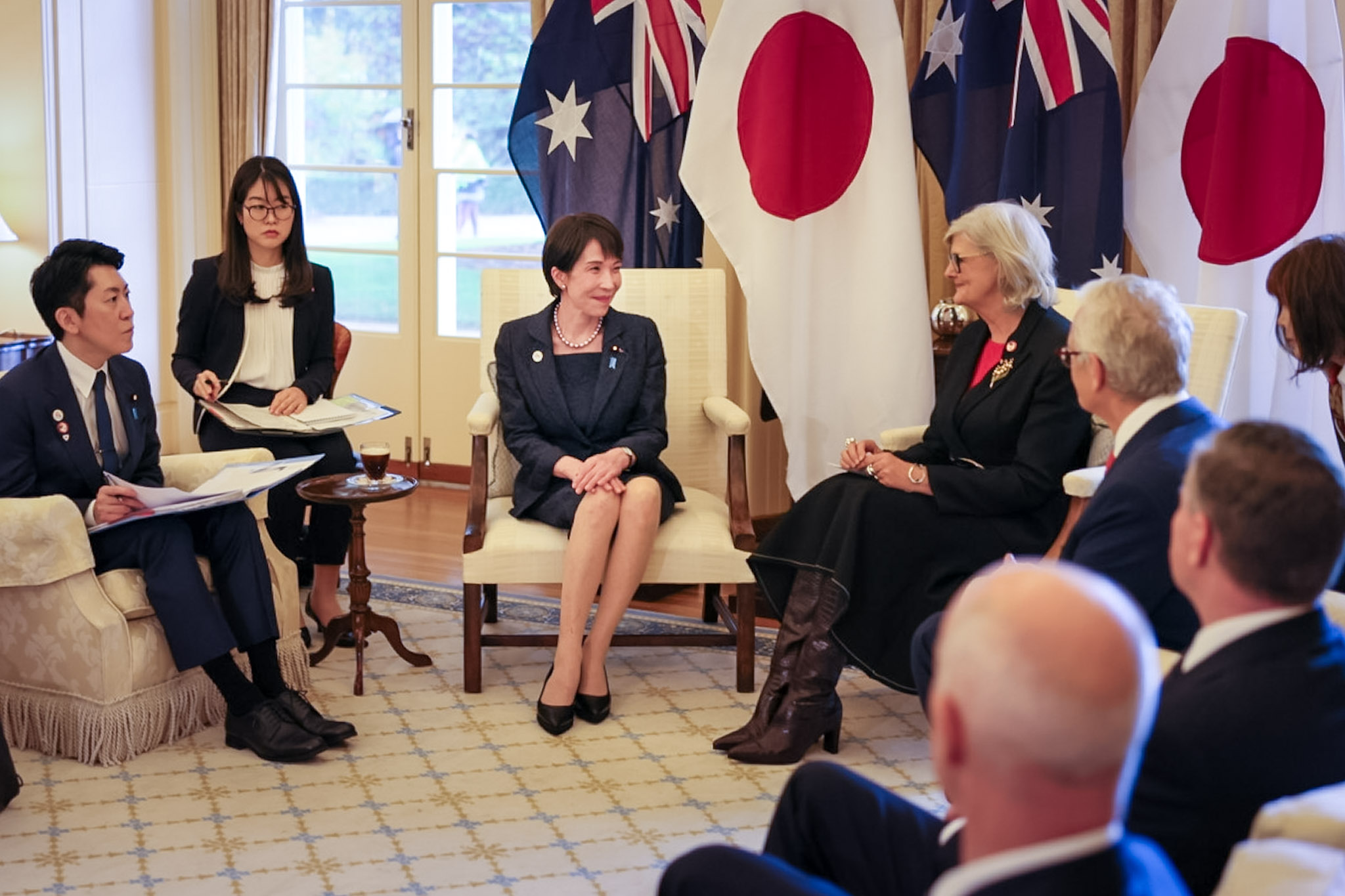 会见联邦总督萨曼莎·莫斯廷的高市首相6
