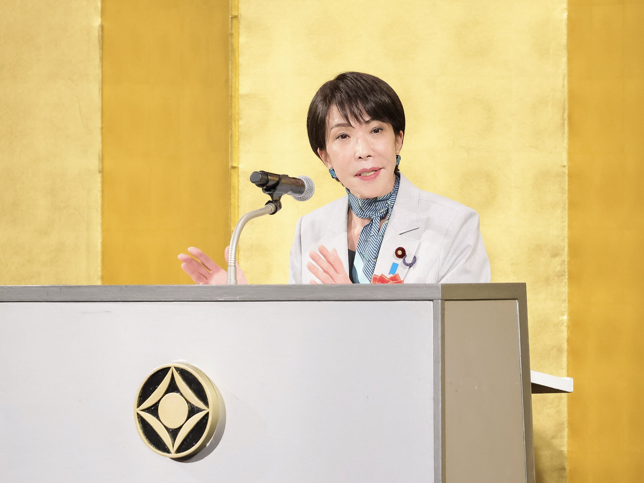 高市首相致贺词1
