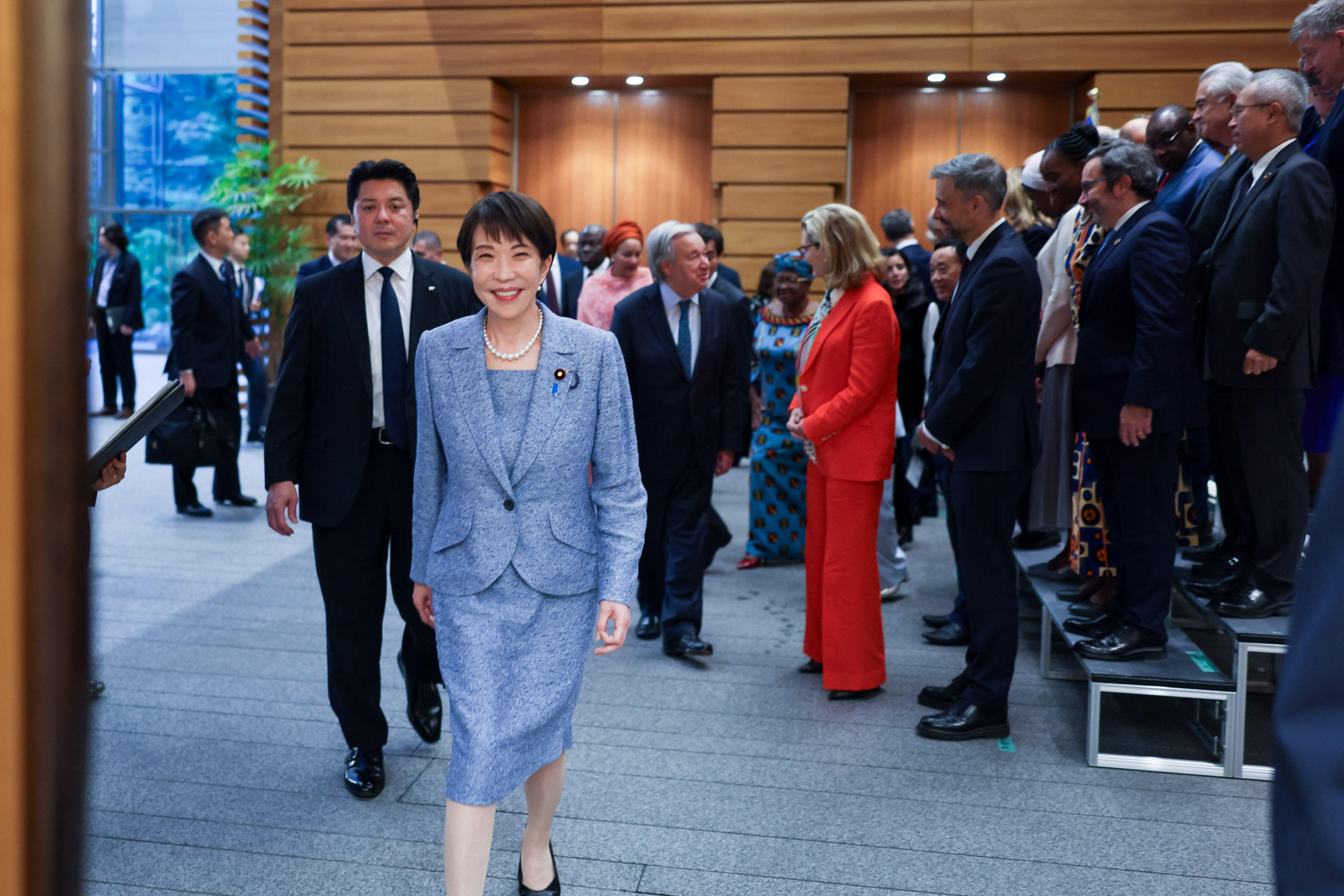 高市首相出席招待会