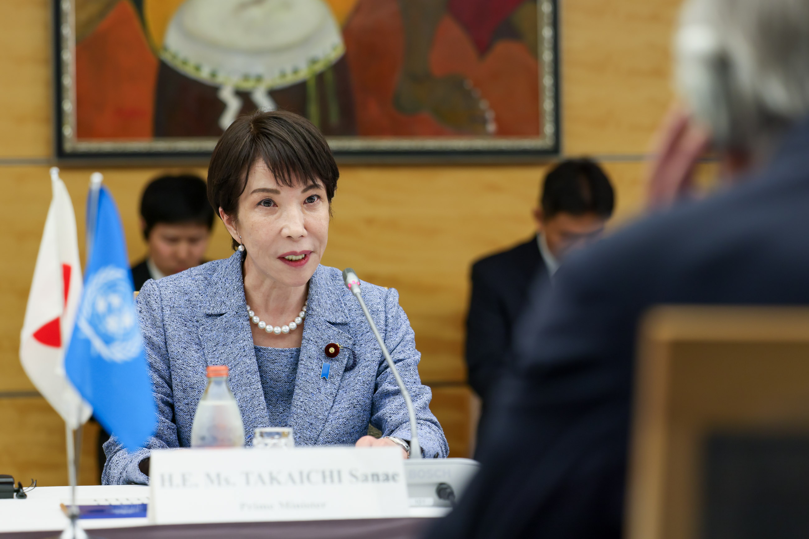 高市首相与古特雷斯秘书长举行会谈5