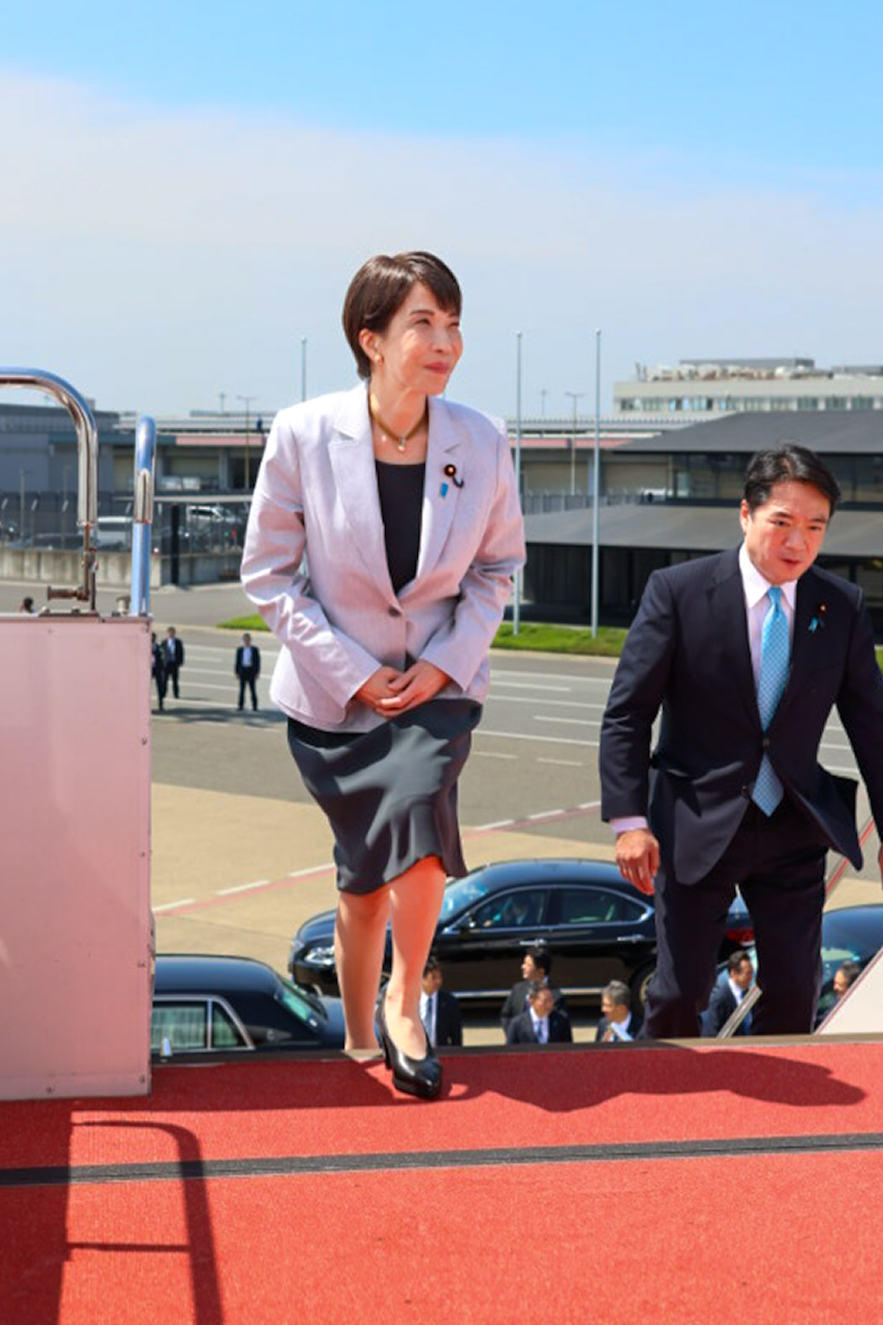 从日本启程的高市首相1