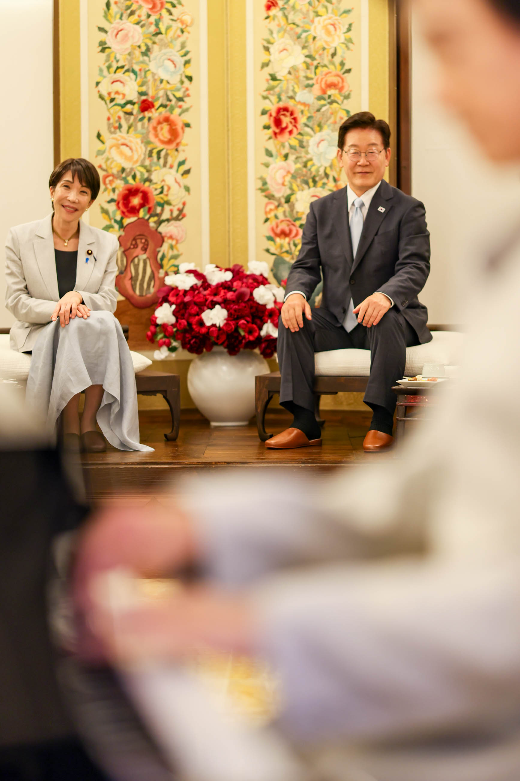 出席联谊活动的高市首相2