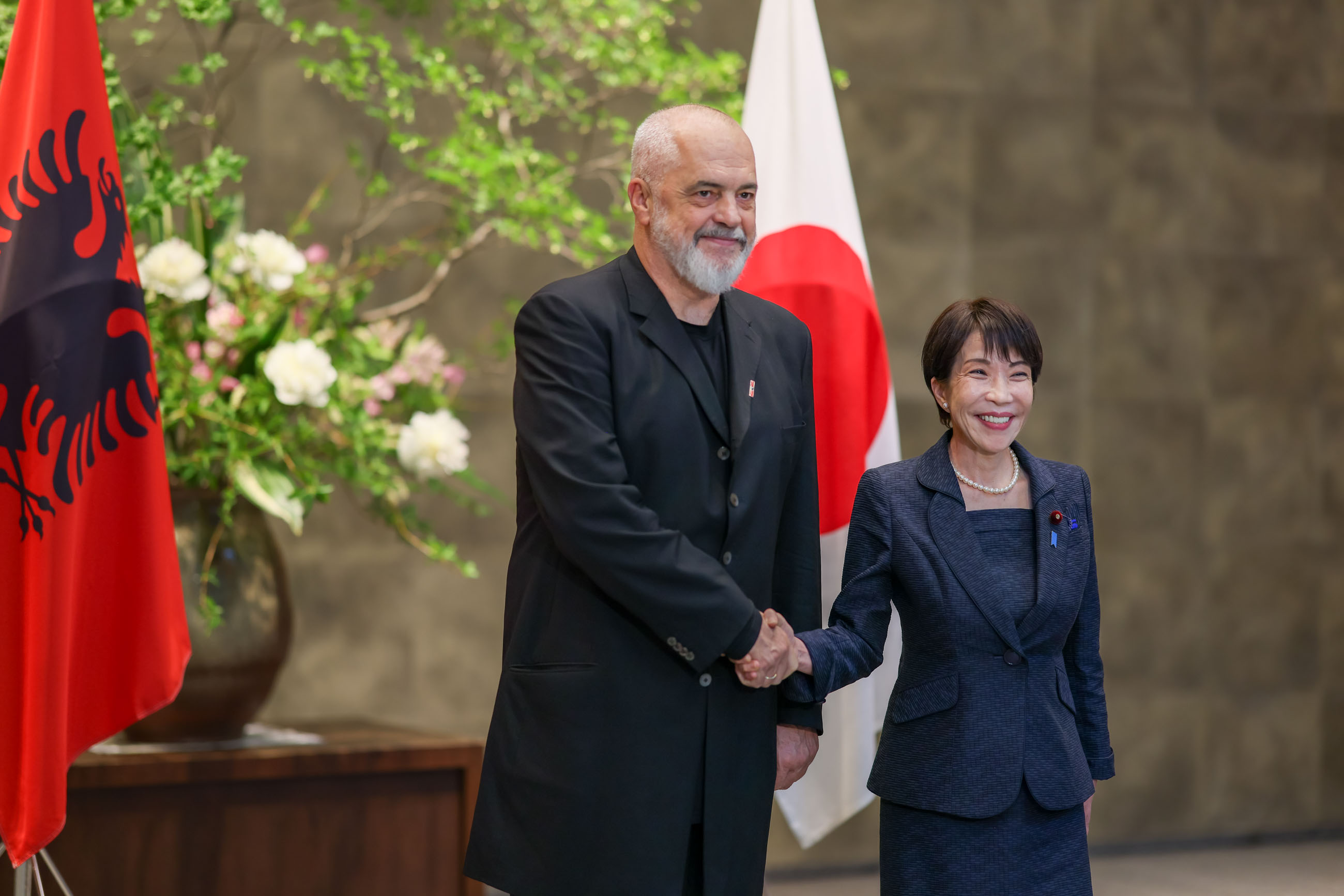 日本阿尔巴尼亚首脑会谈5