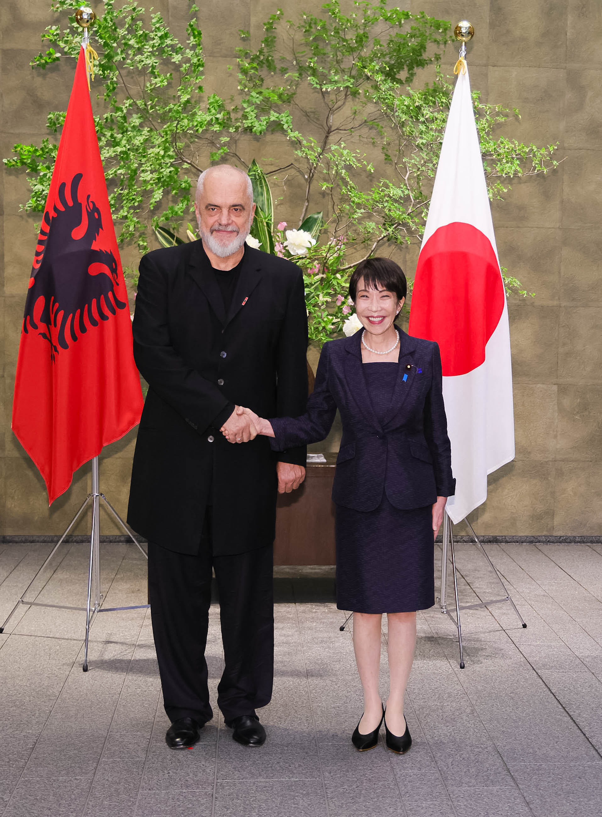 日本阿尔巴尼亚首脑会谈3