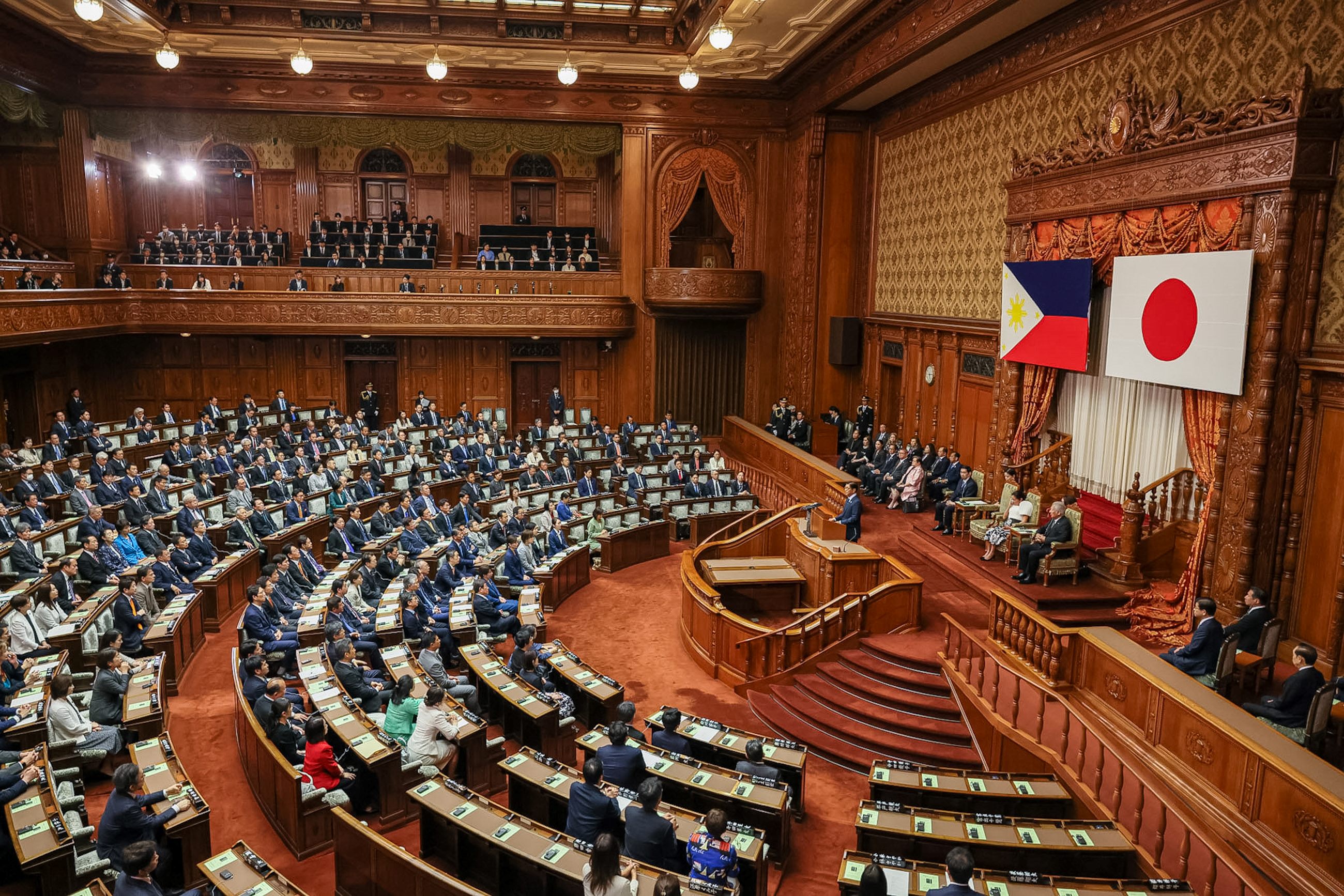 欢迎会（马科斯总统国会演讲）的现场1