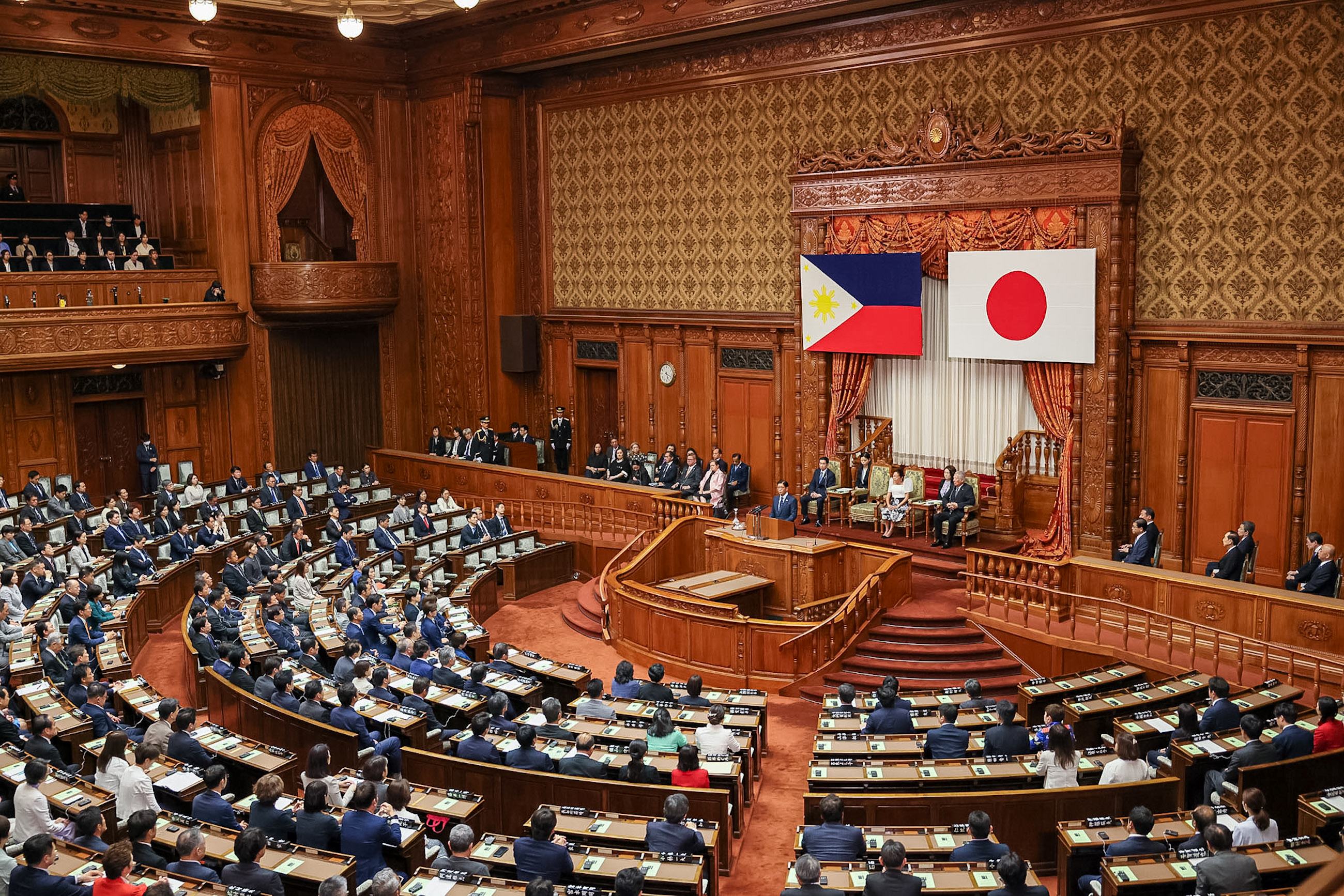 欢迎会（马科斯总统国会演讲）的现场3