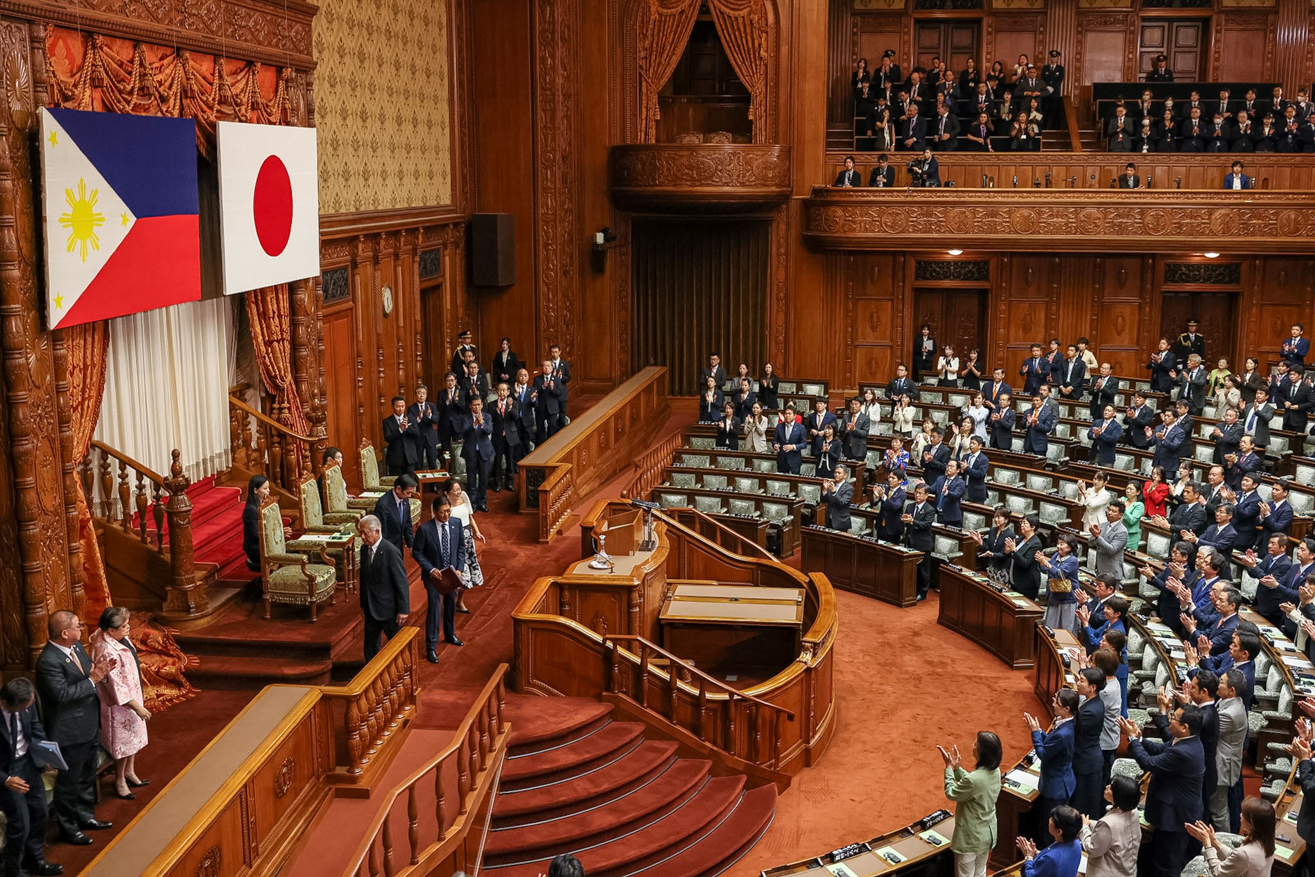 欢迎会（马科斯总统国会演讲）的现场5