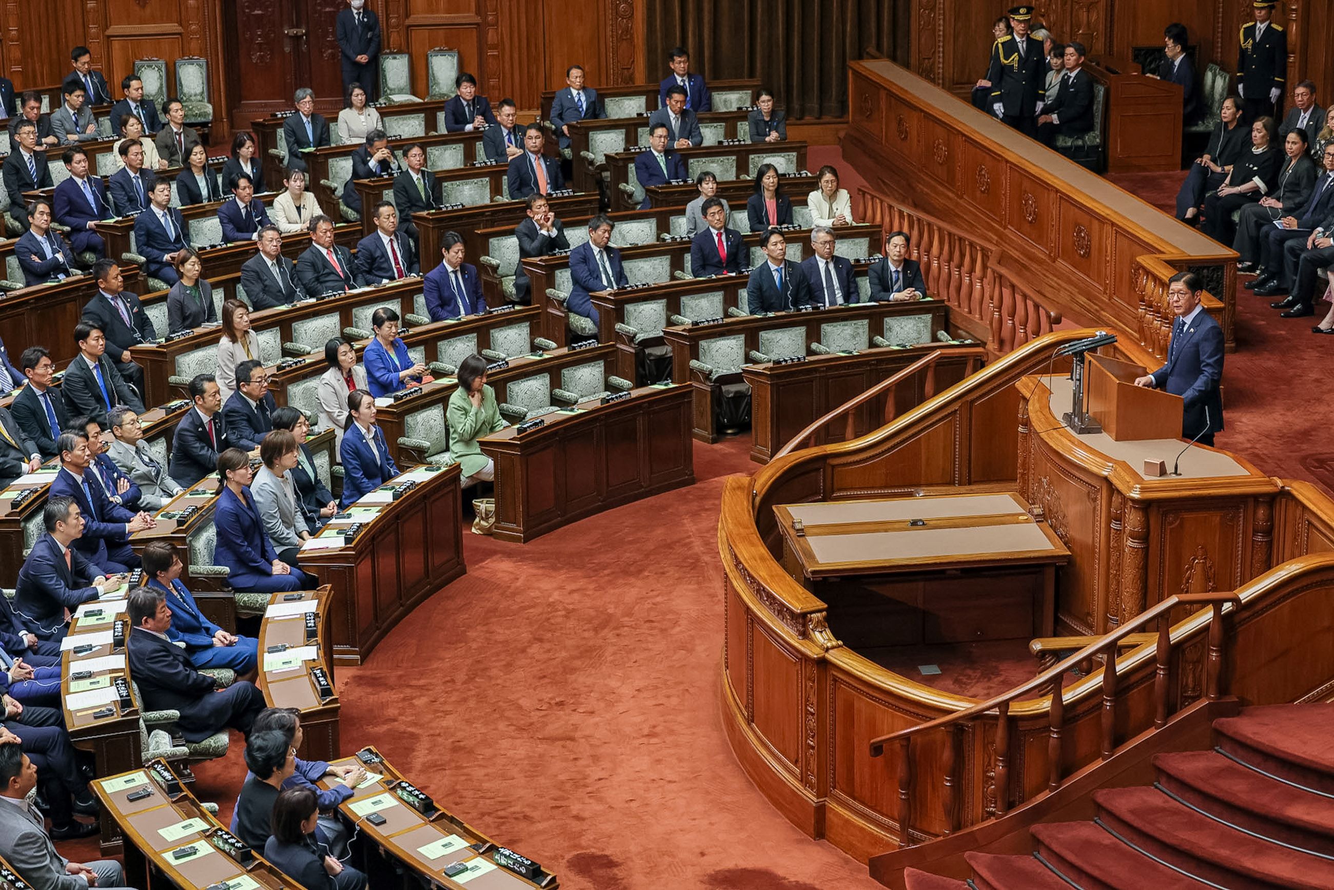 欢迎会（马科斯总统国会演讲）的现场7