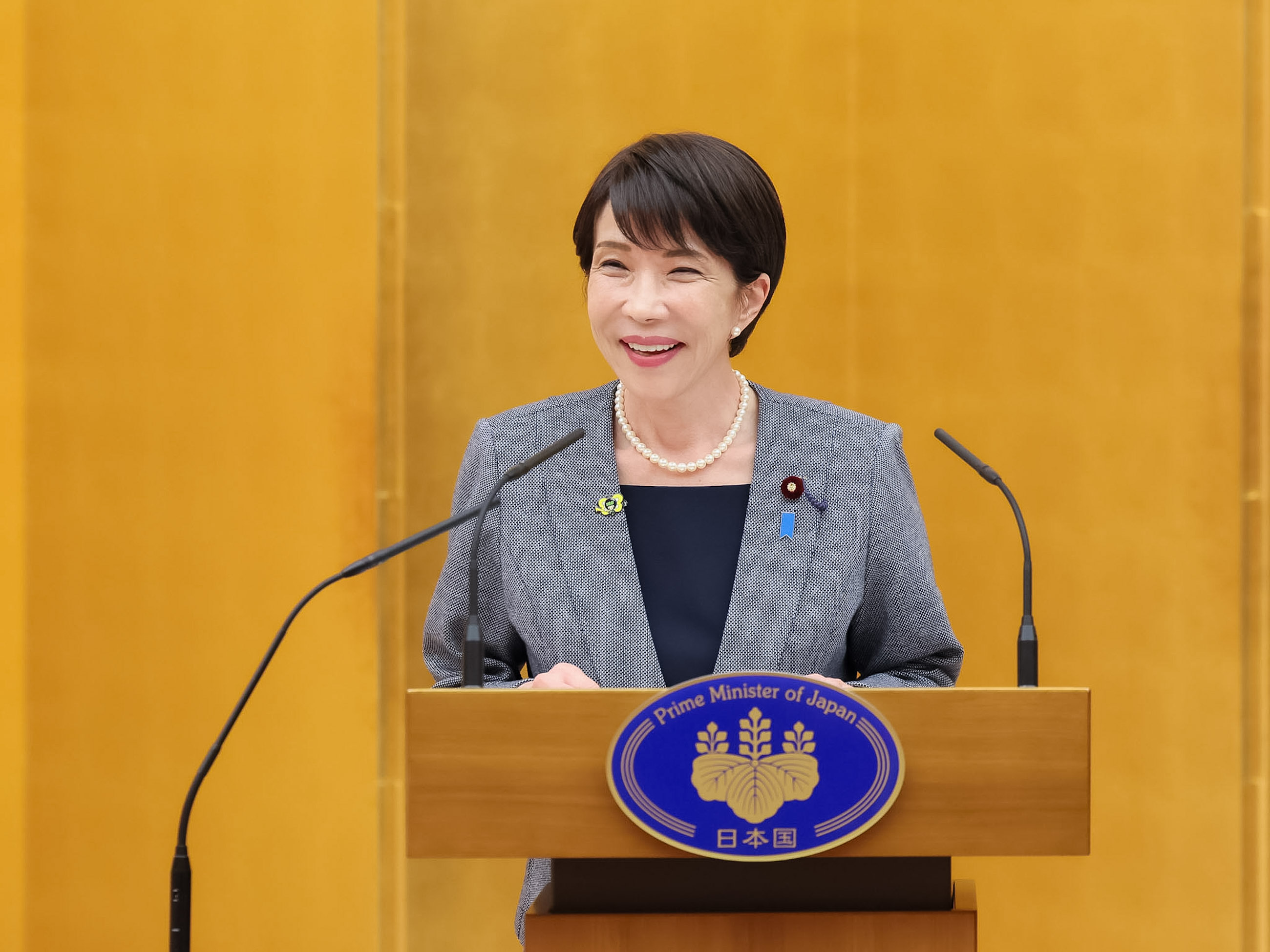 高市首相致贺词2