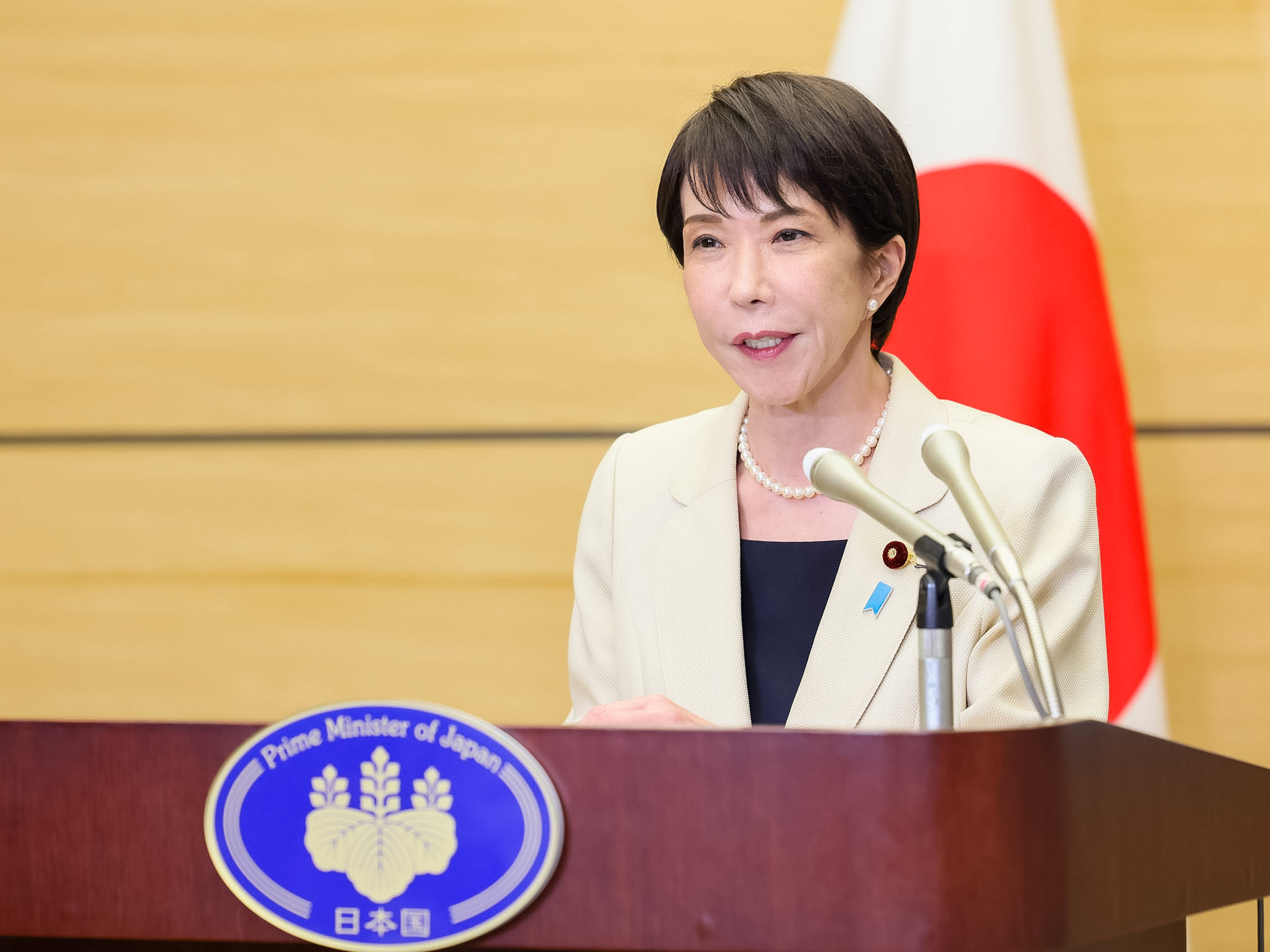 高市首相举行记者会6