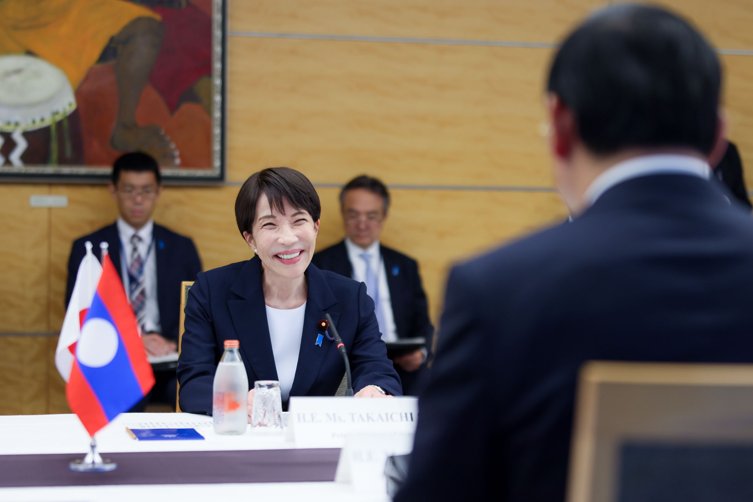 日本老挝首脑会谈6