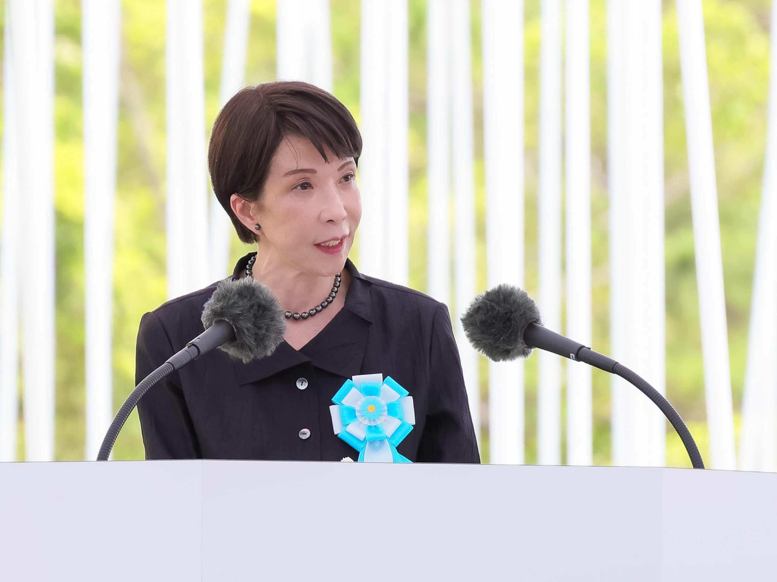 高市首相在追悼仪式致辞2