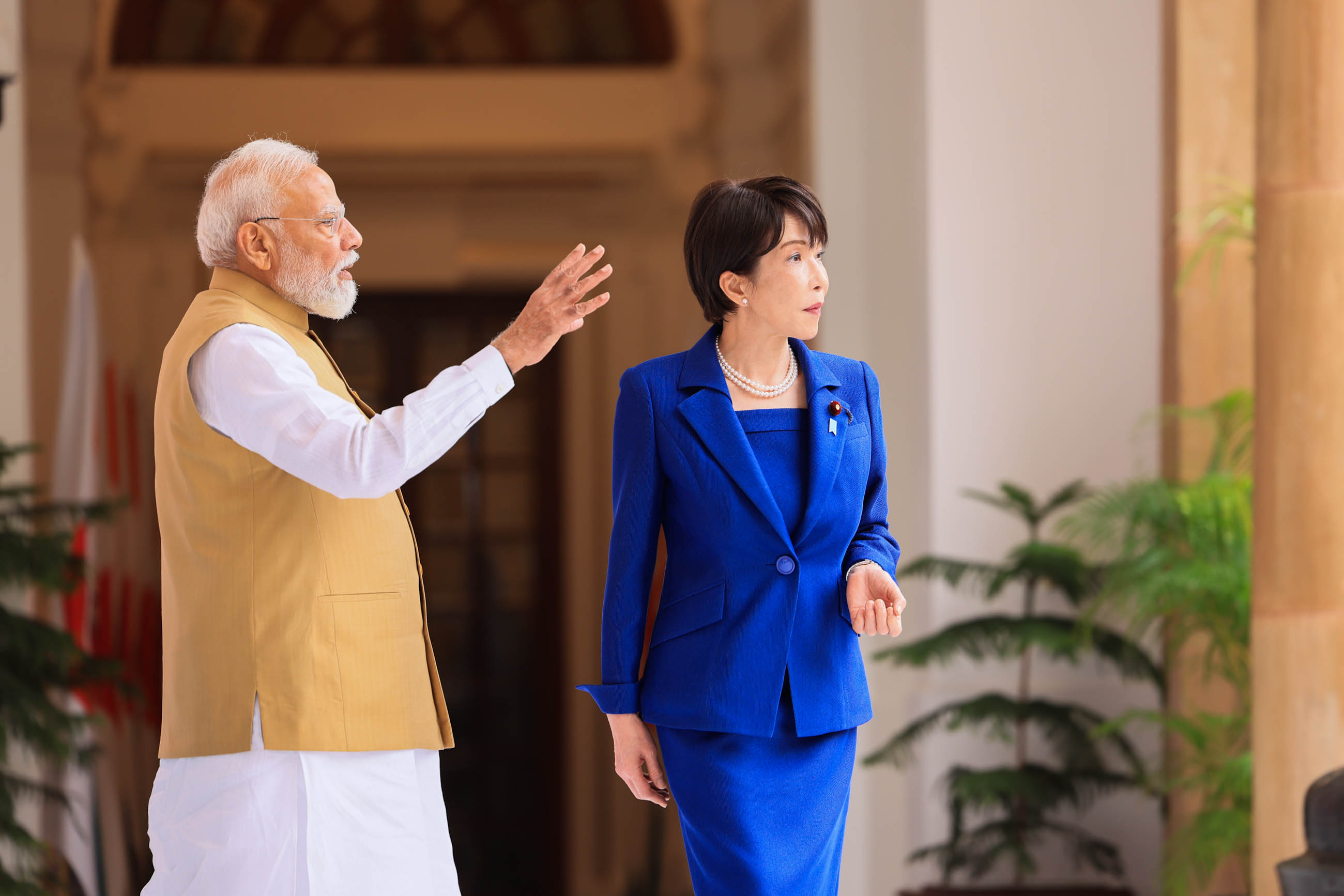 高市首相出席日本印度首脑会谈（小范围会议）7