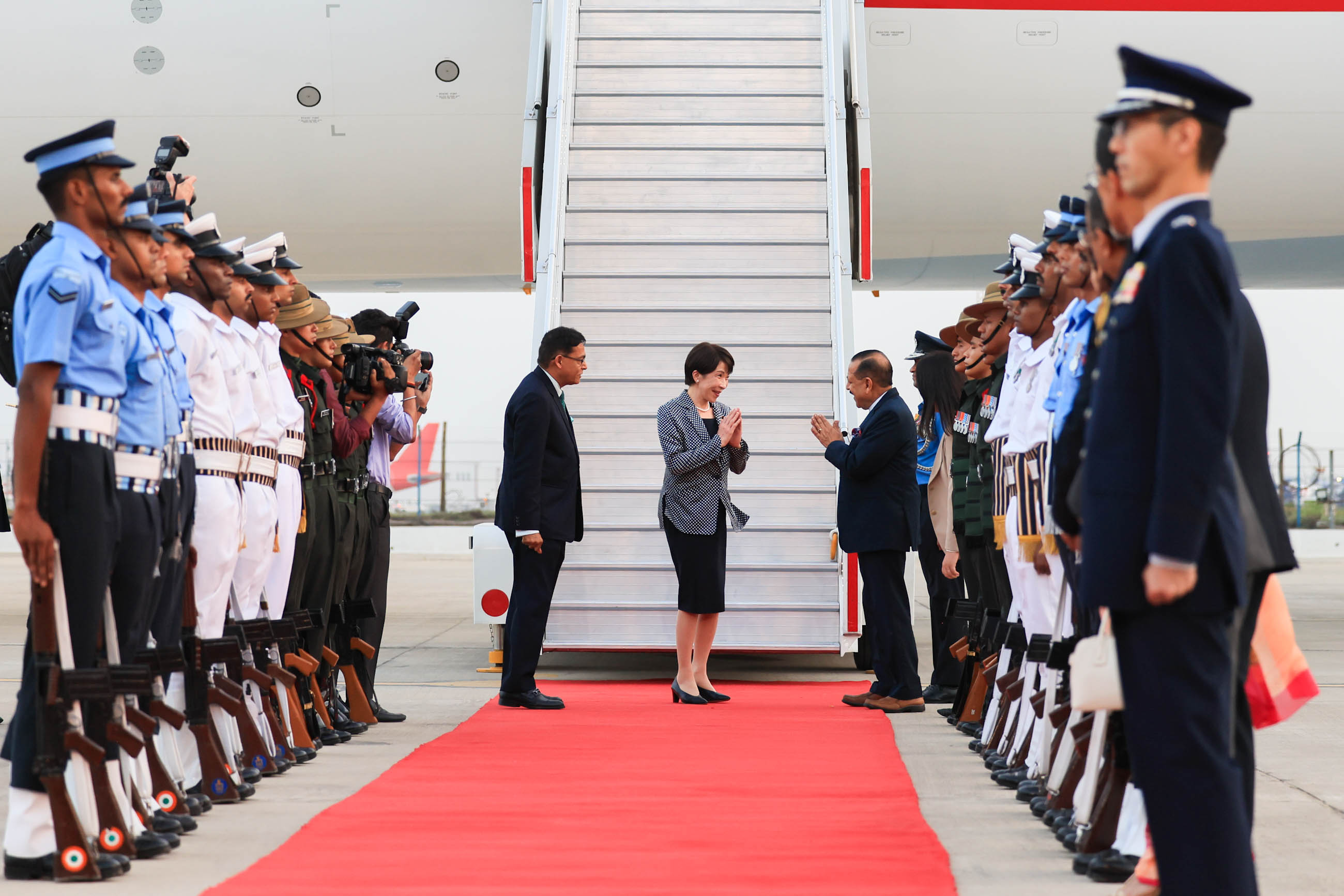 高市首相抵达印度5