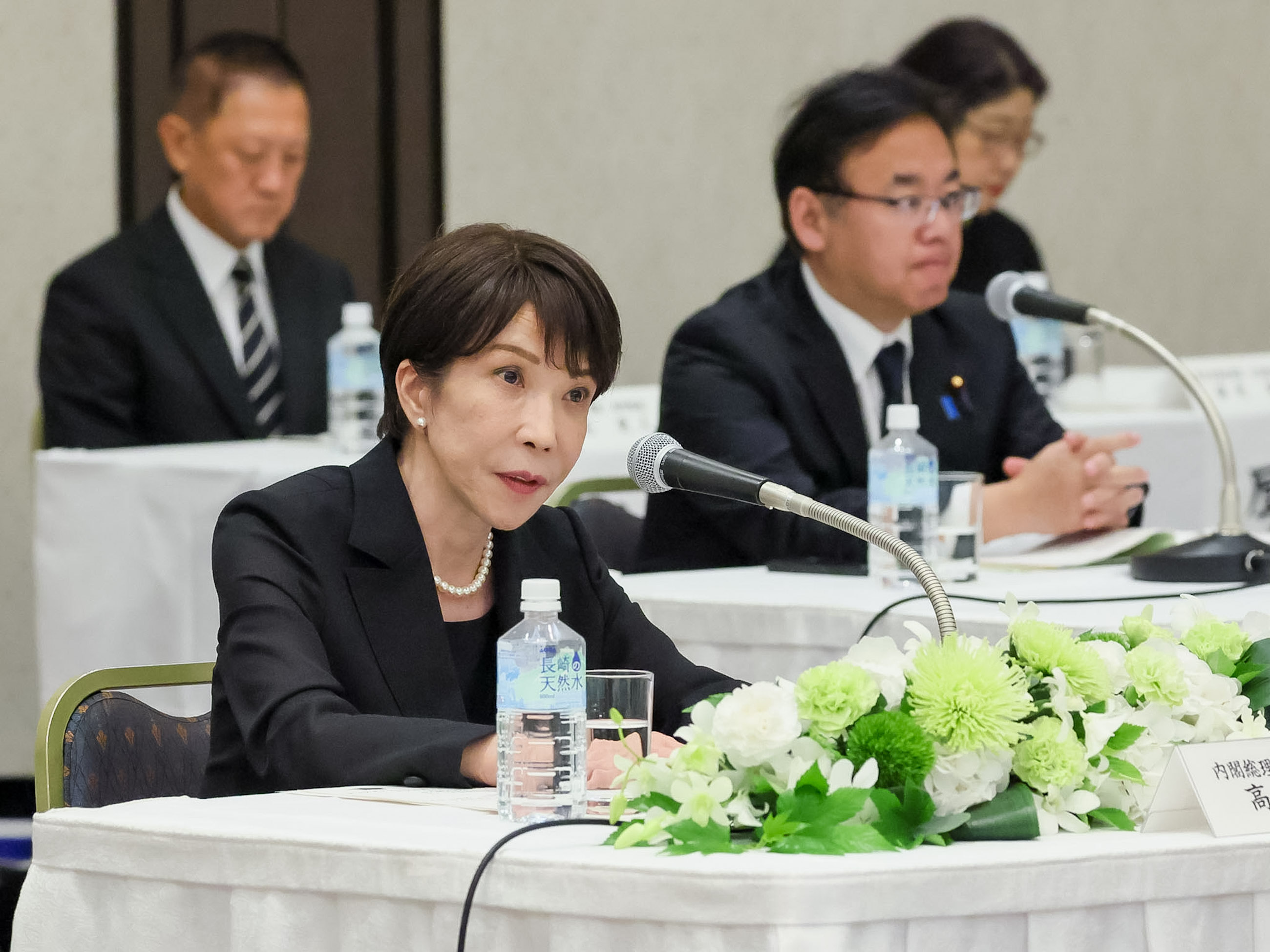 高市首相举行记者会3