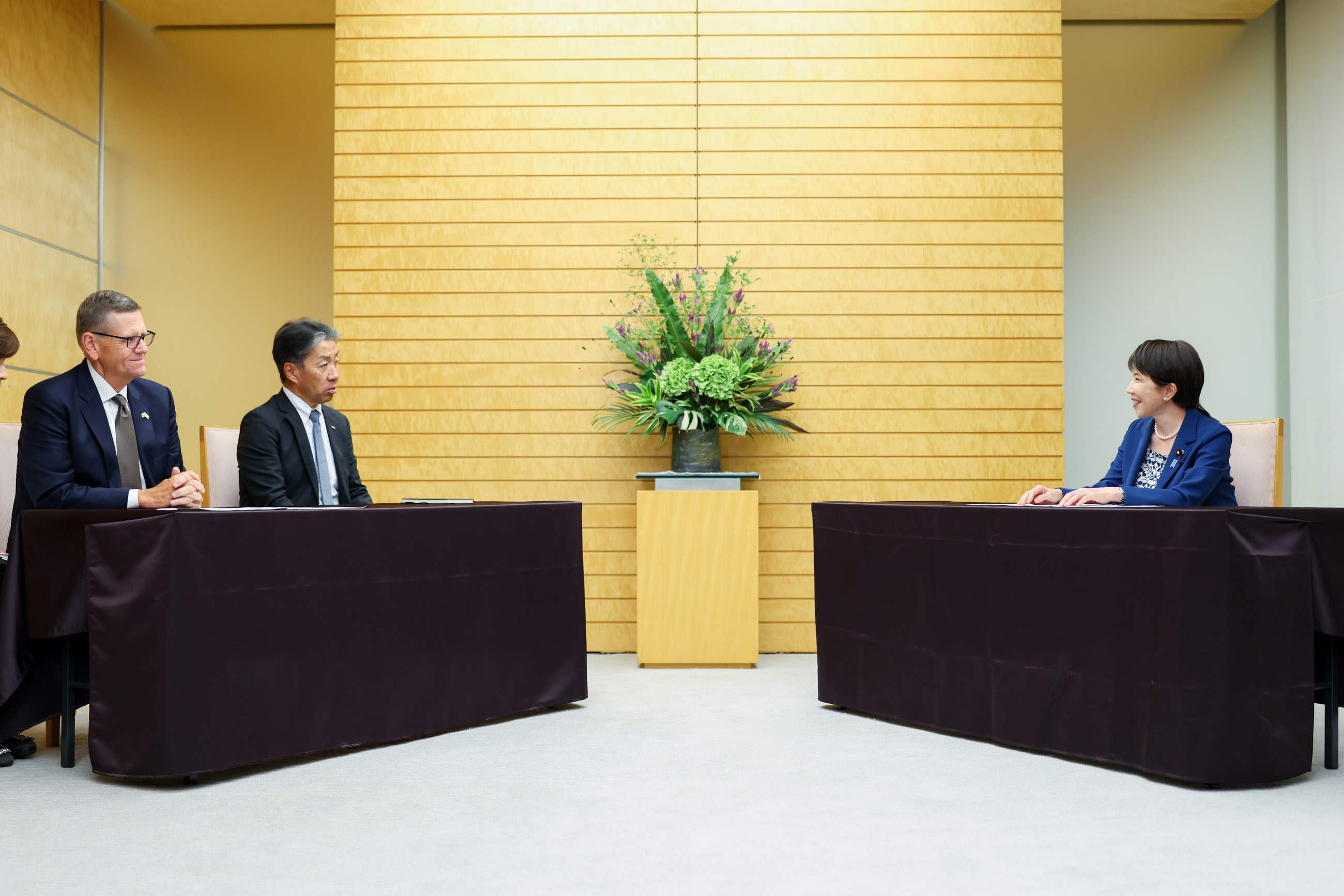 高市首相接受拜会4