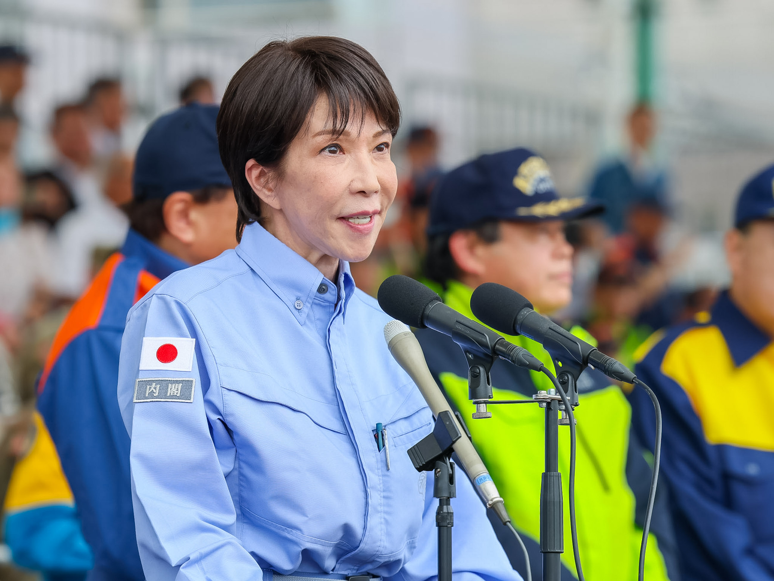 高市首相在9都县市联合防灾训练致辞1