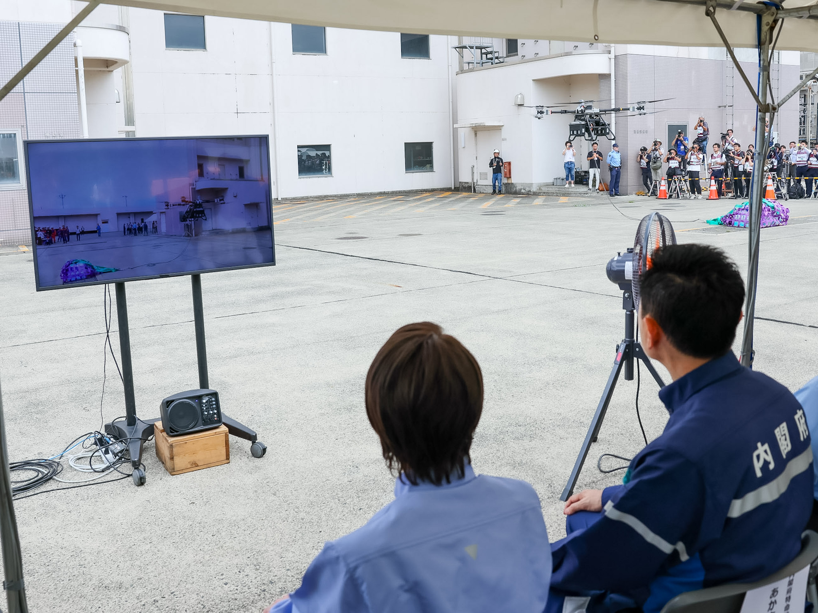 高市首相视察救援训练3